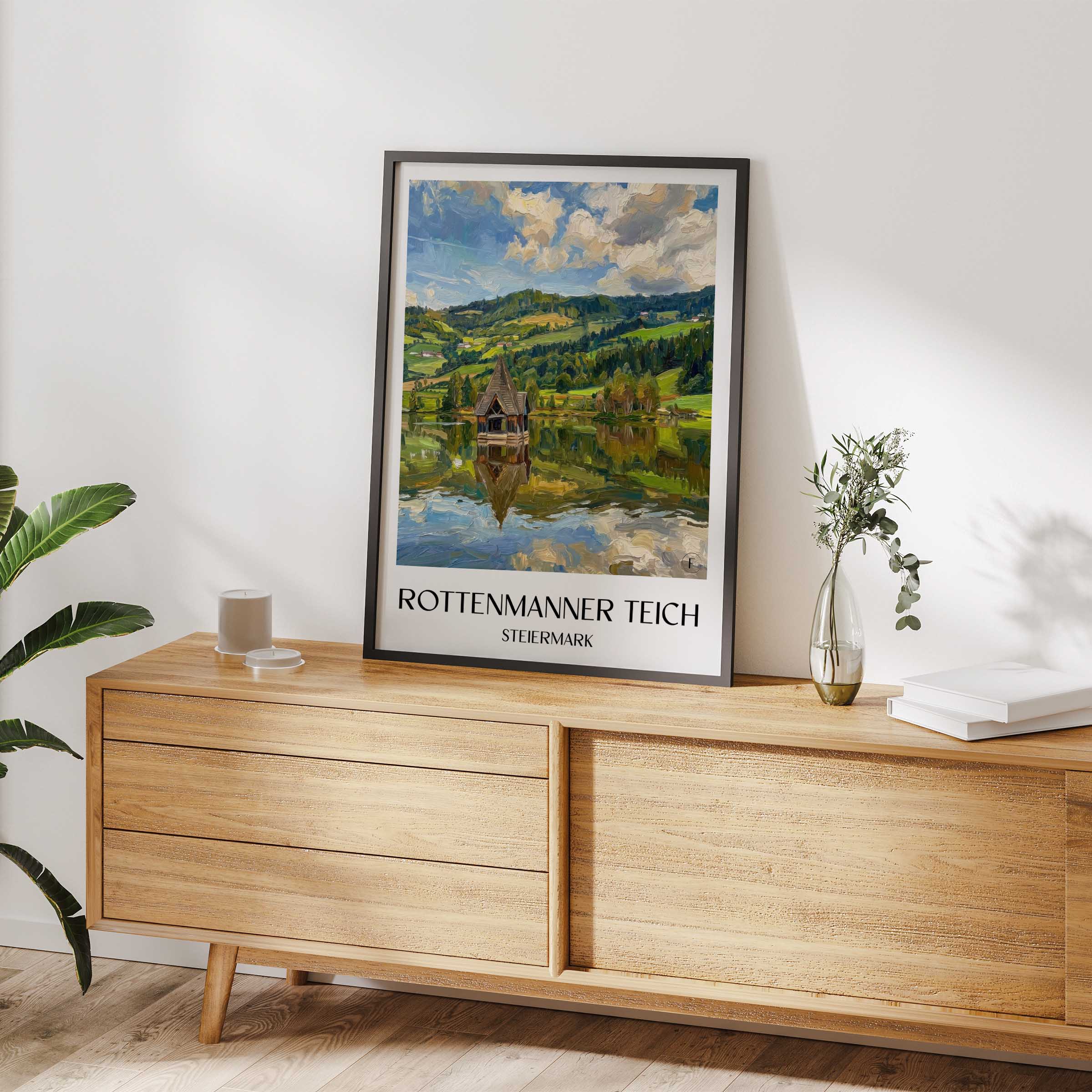 rottenmanner-teich-steiermark-österreich-poster-oil-painting-oelgemaelde