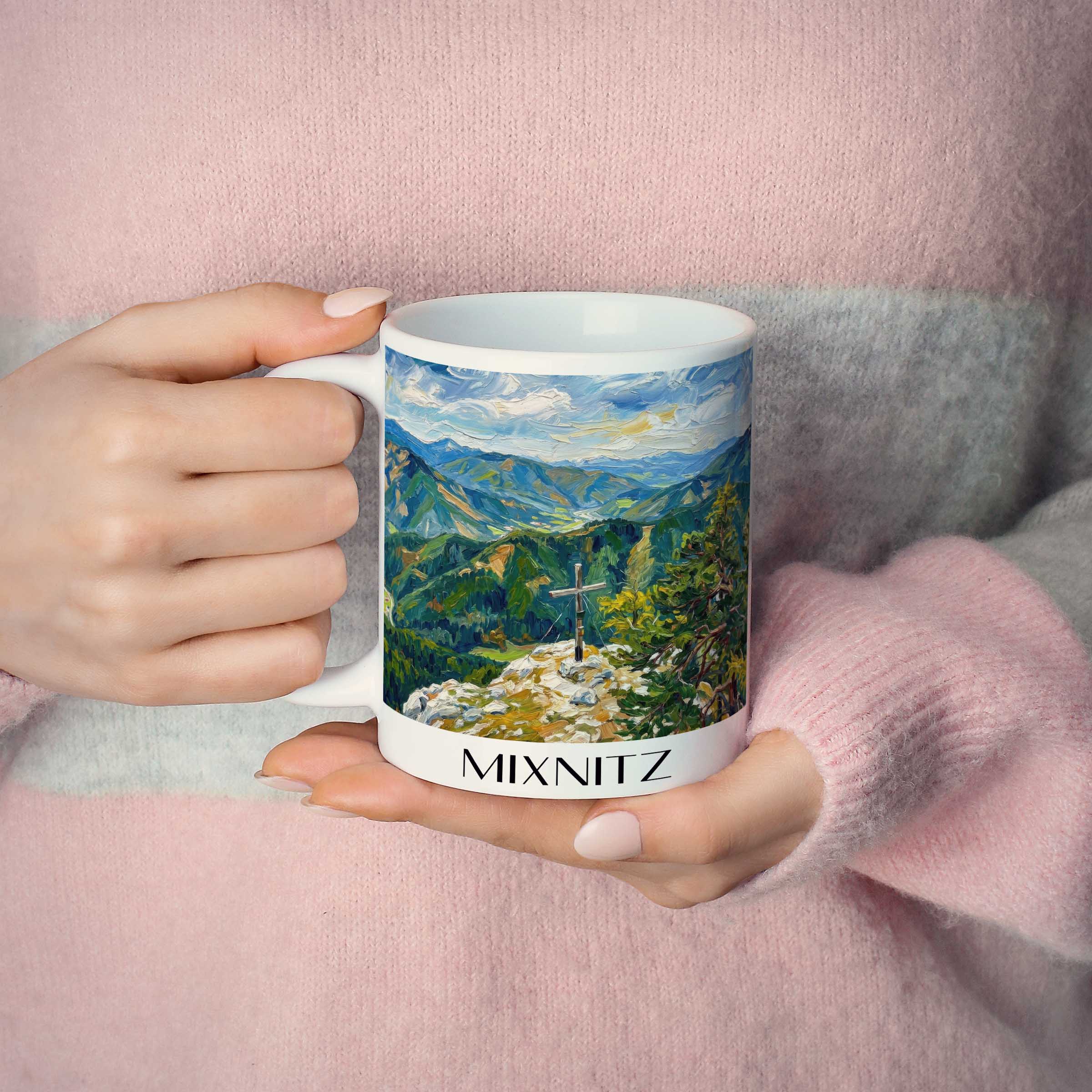 mixnitz-steiermark-österreich-kaffeebecher-oil-painting-oelgemaelde