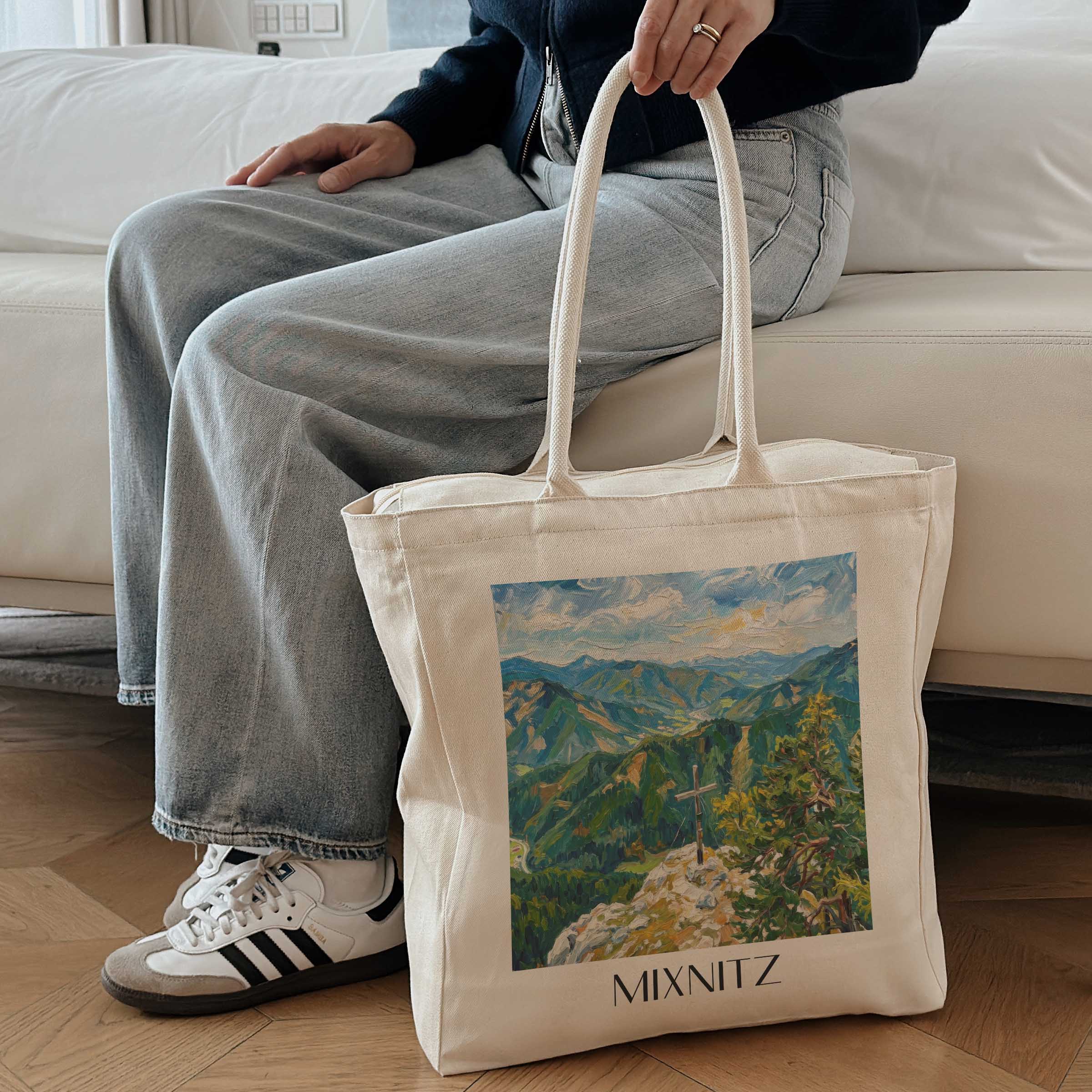 mixnitz-steiermark-österreich-einkaufstasche-oil-painting-oelgemaelde