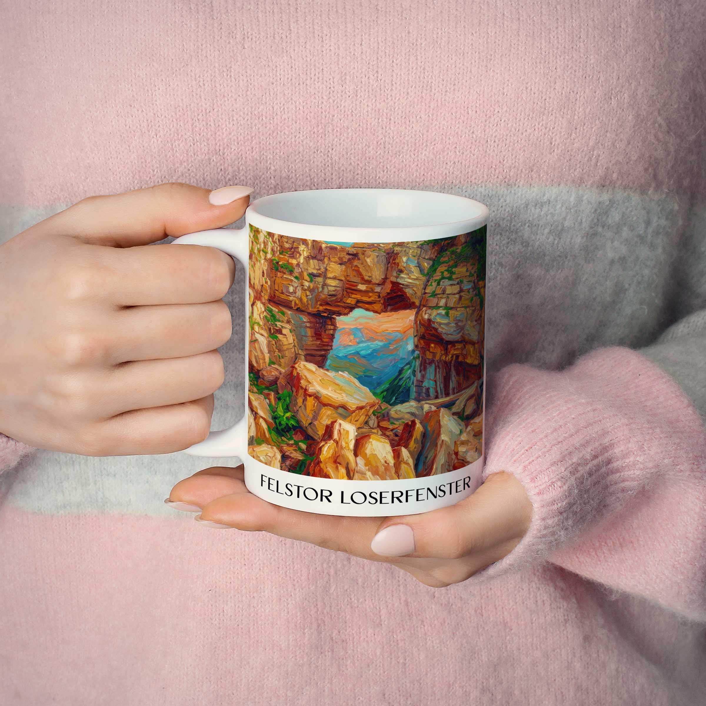 felstor-loserfenster-steiermark-österreich-kaffeebecher-oil-painting-oelgemaelde