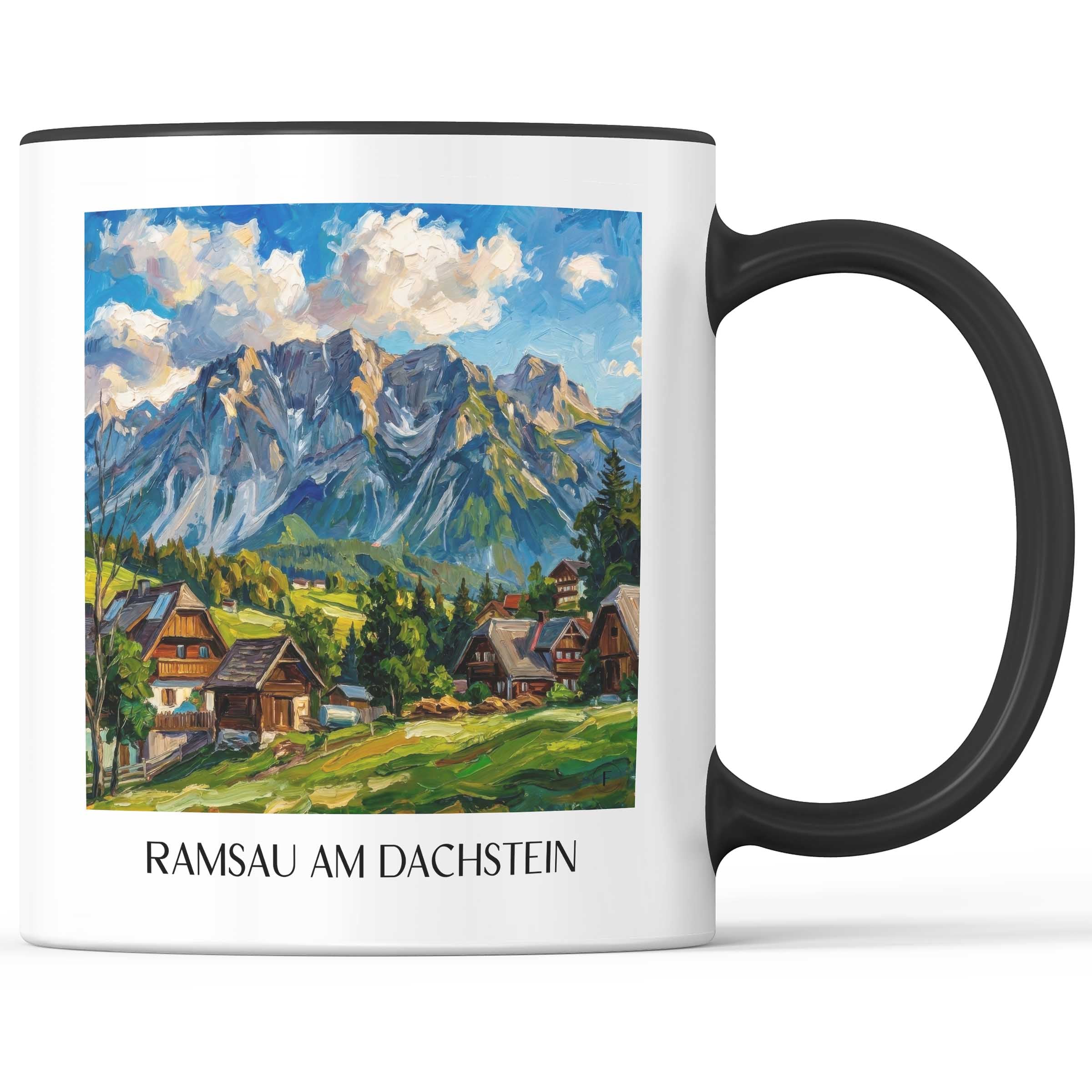 ramsau-am-dachstein-steiermark-österreich-kaffeebecher-oil-painting-oelgemaelde