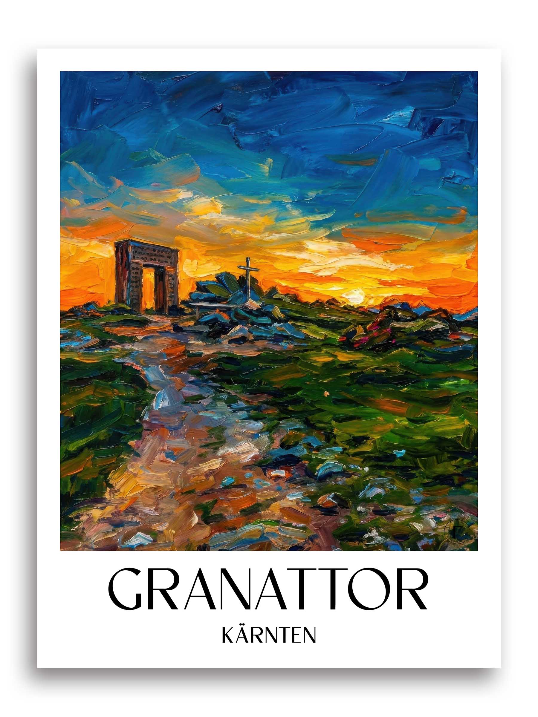 granattor-kärnten-österreich-poster-oil-painting-oelgemaelde