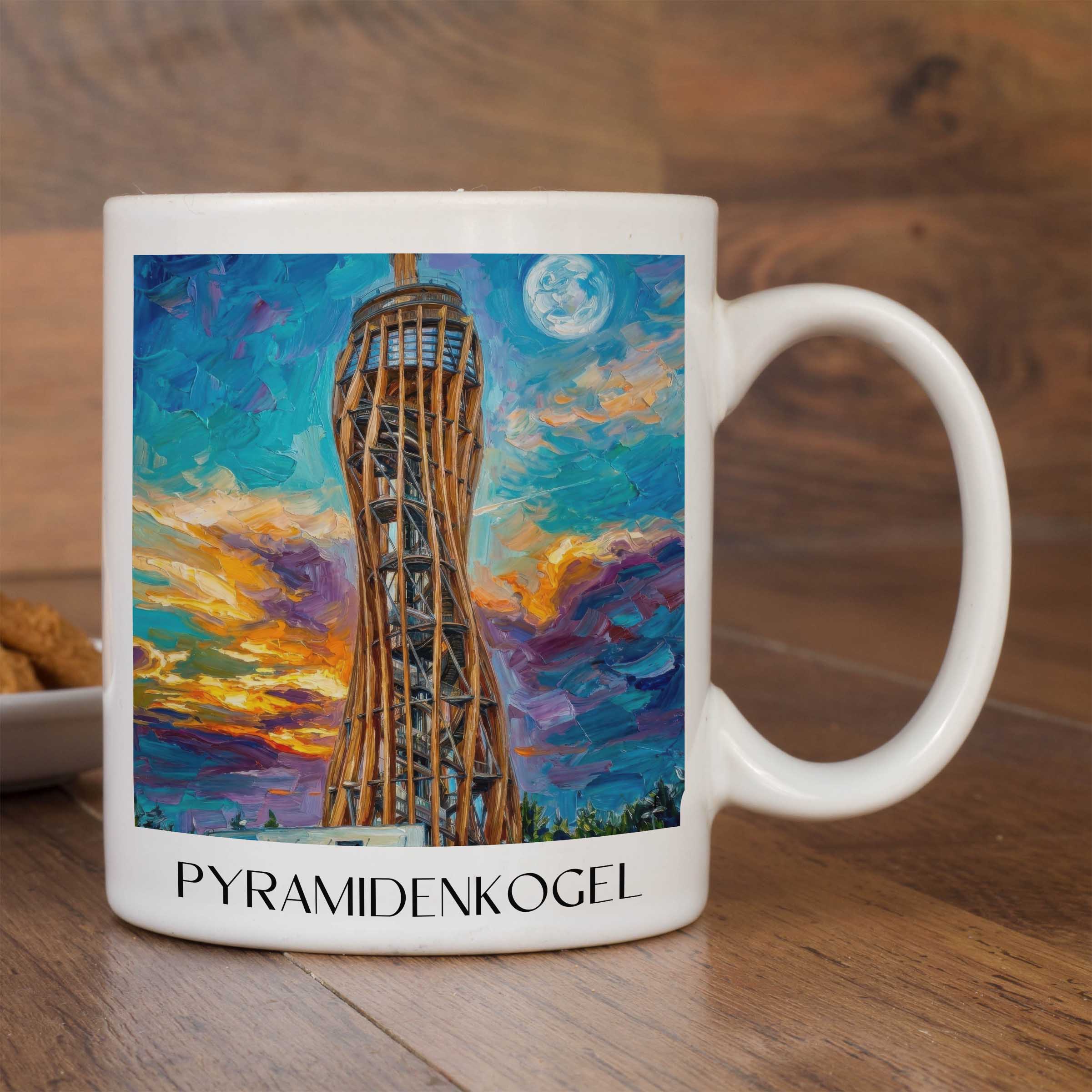 pyramidenkogel-kärnten-österreich-kaffeebecher-oil-painting-oelgemaelde