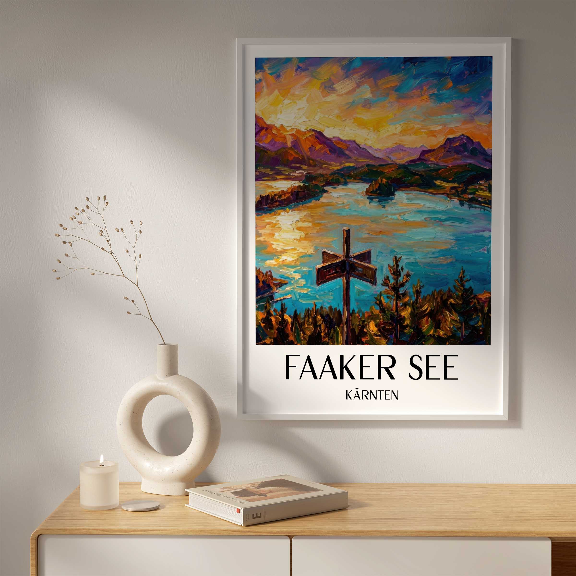 faaker-see-kärnten-österreich-poster-oil-painting-oelgemaelde