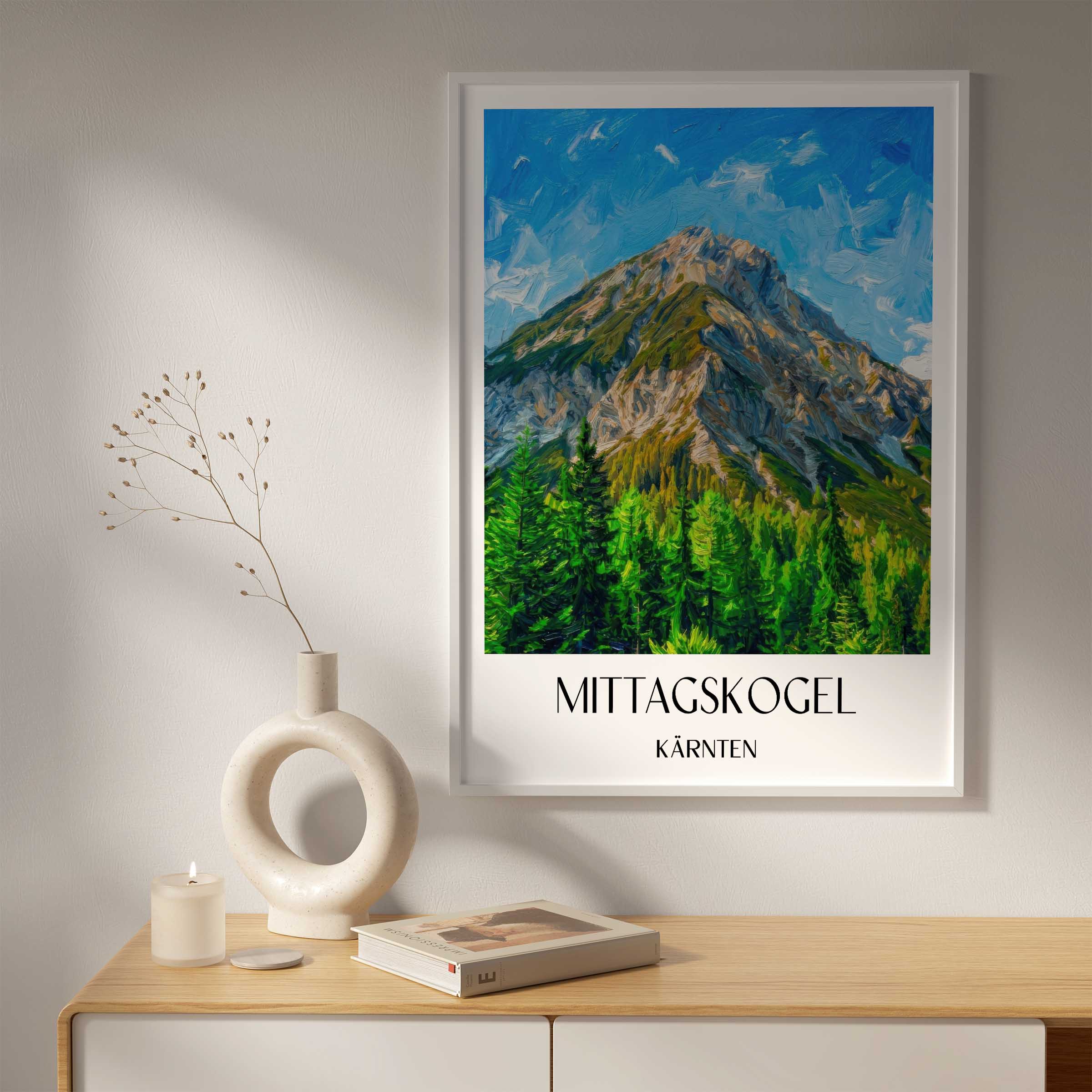 mittagskogel-kärnten-österreich-poster-oil-painting-oelgemaelde