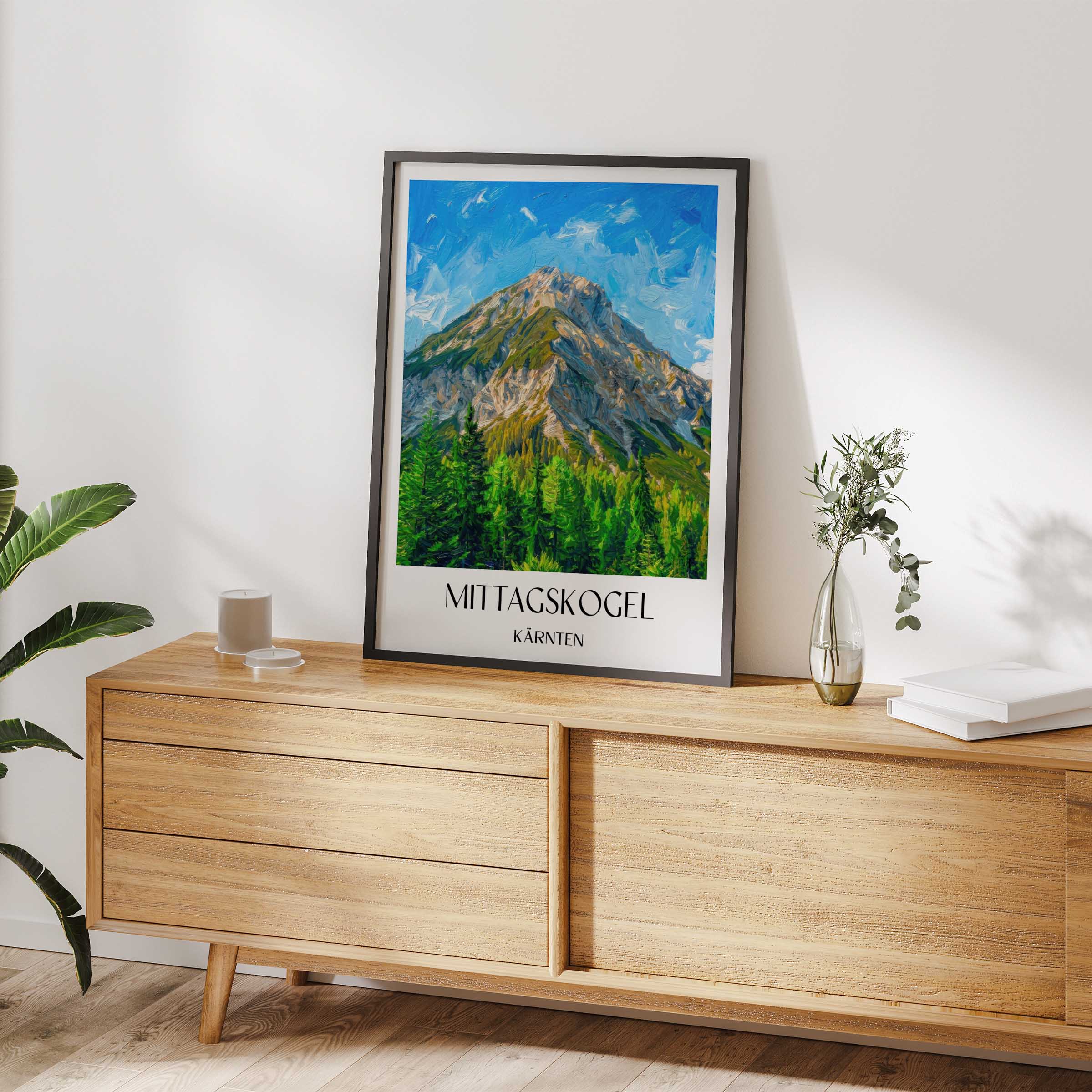 mittagskogel-kärnten-österreich-poster-oil-painting-oelgemaelde