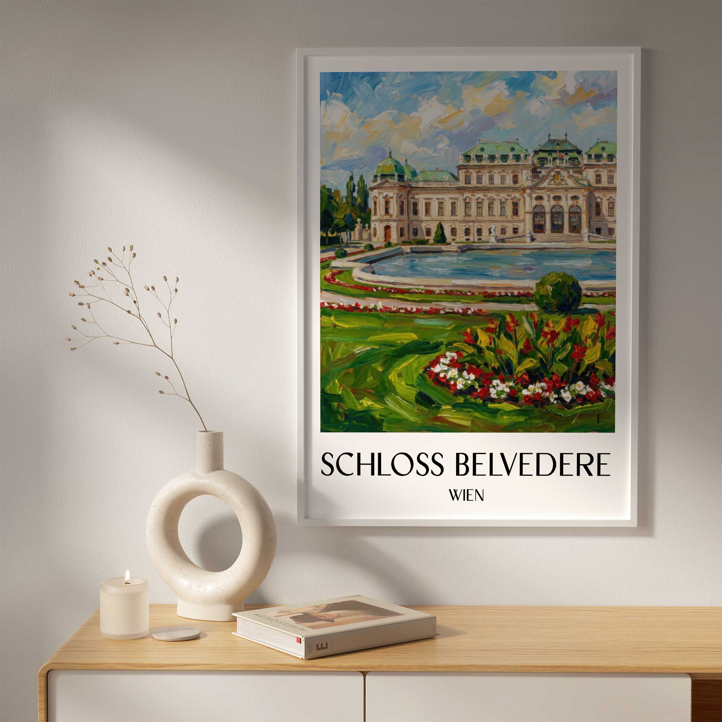 schloss-belvedere-wien-österreich-poster-oil-painting-oelgemaelde