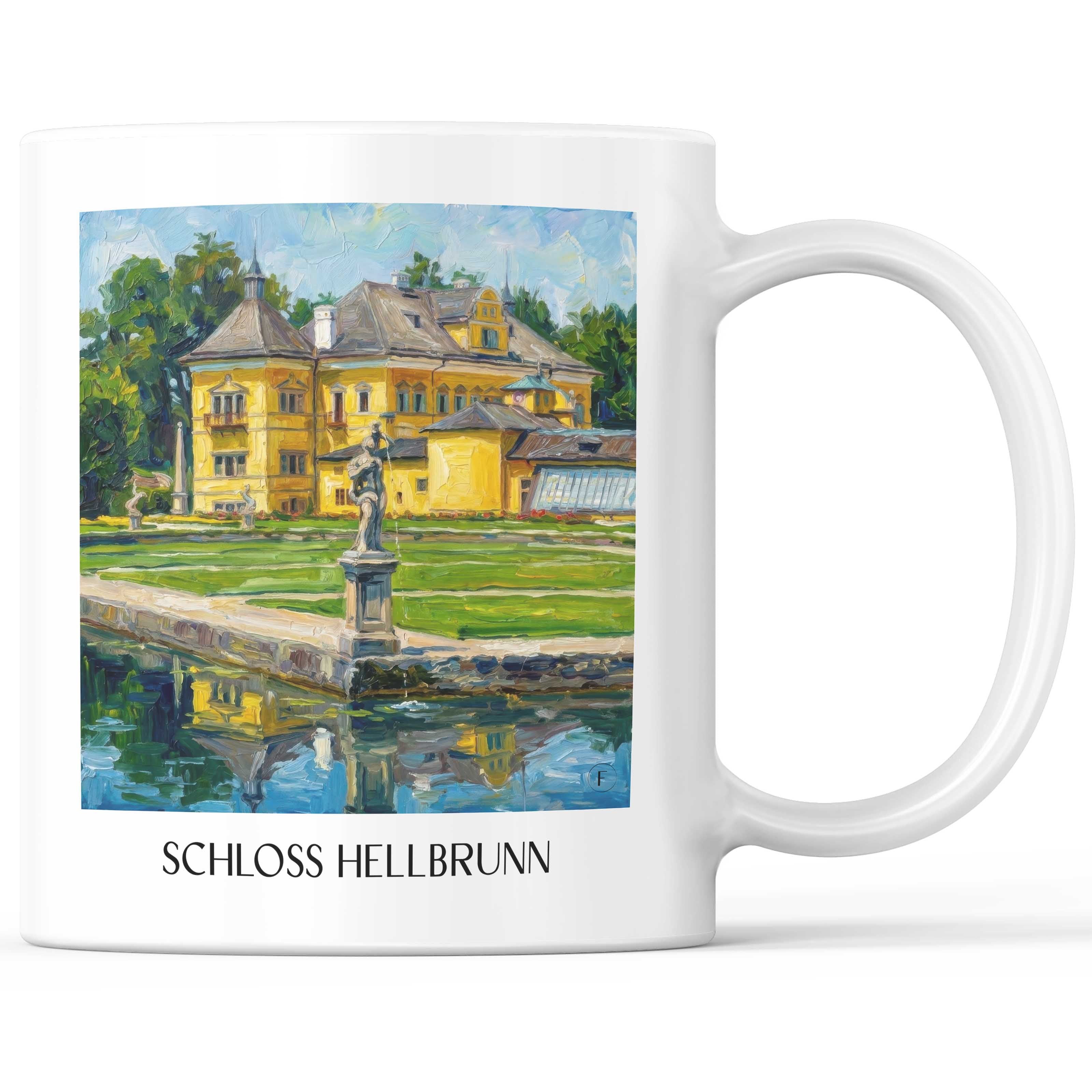 schloss-hellbrunn-salzburg-österreich-kaffeebecher-oil-painting-oelgemaelde