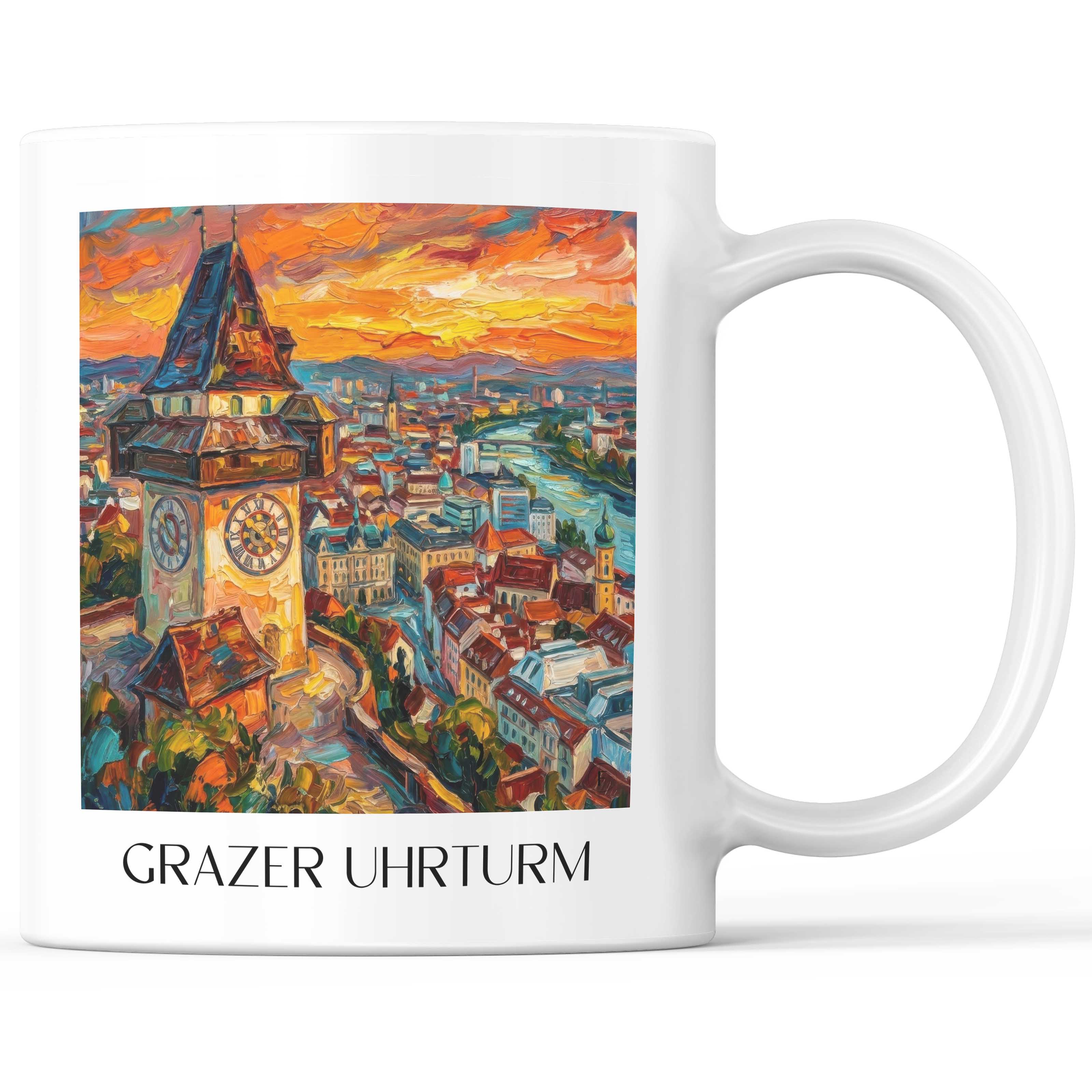 grazer-uhrturm-österreich-österreich-kaffeebecher-oil-painting-oelgemaelde