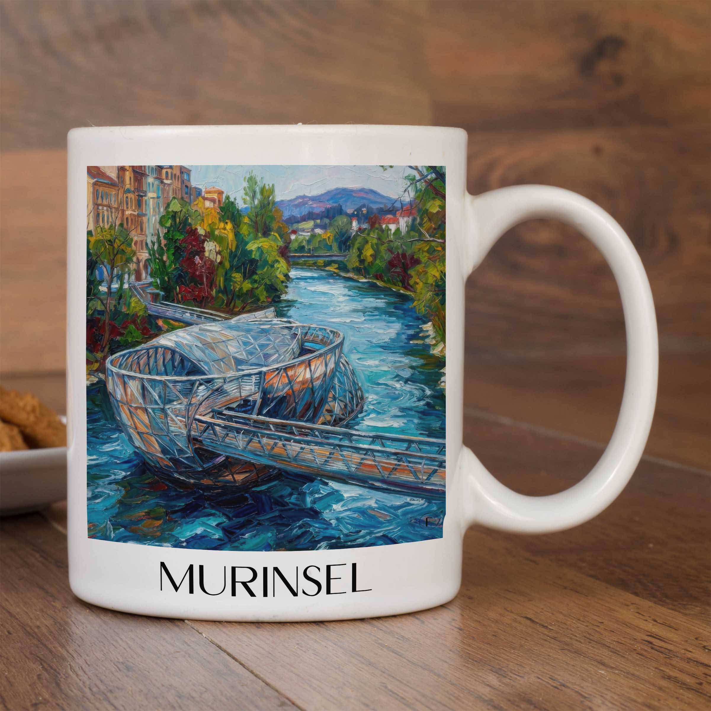 murinsel-graz-österreich-kaffeebecher-oil-painting-oelgemaelde