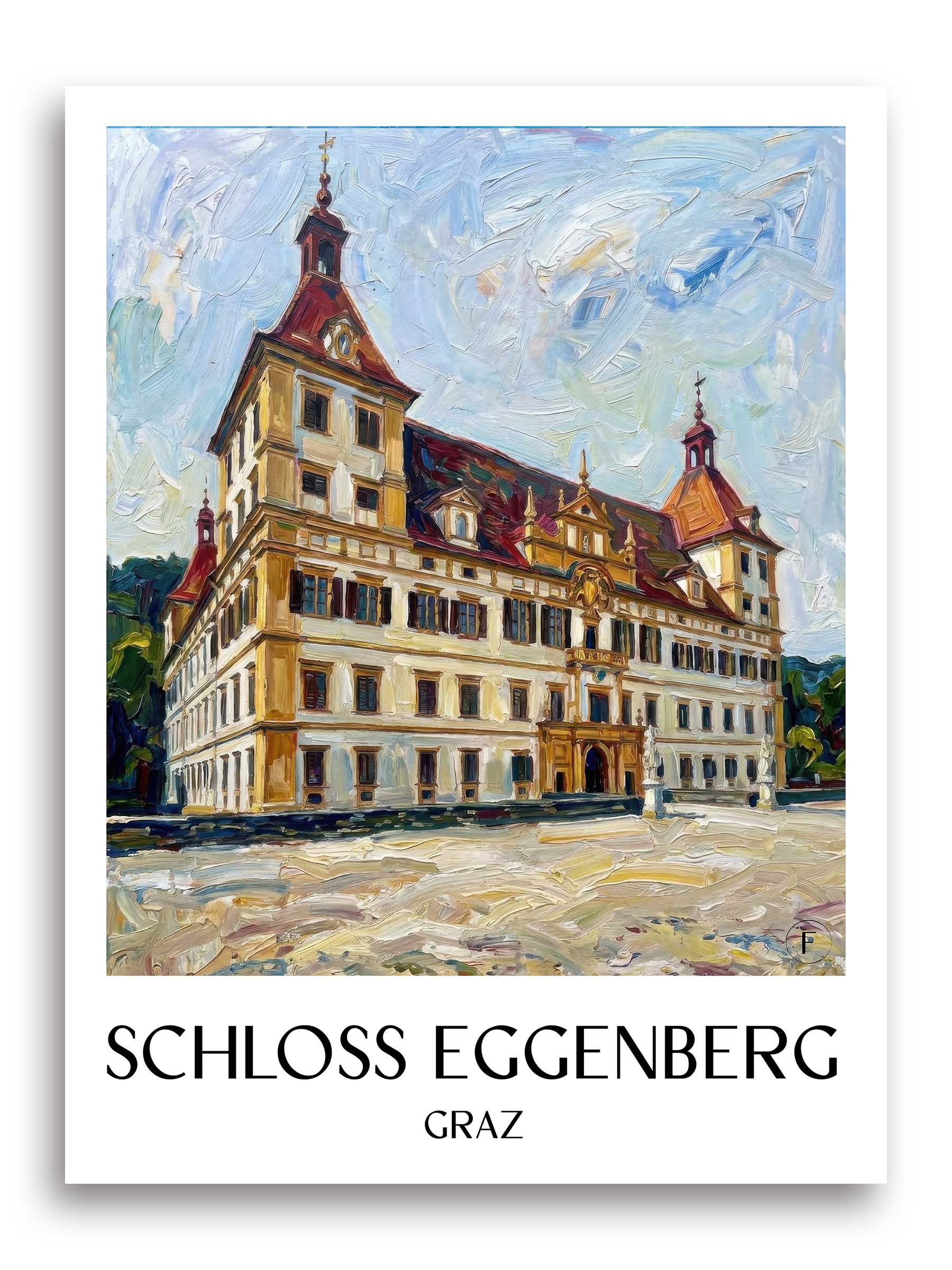 schloss-eggenberg-graz-österreich-poster-oil-painting-oelgemaelde