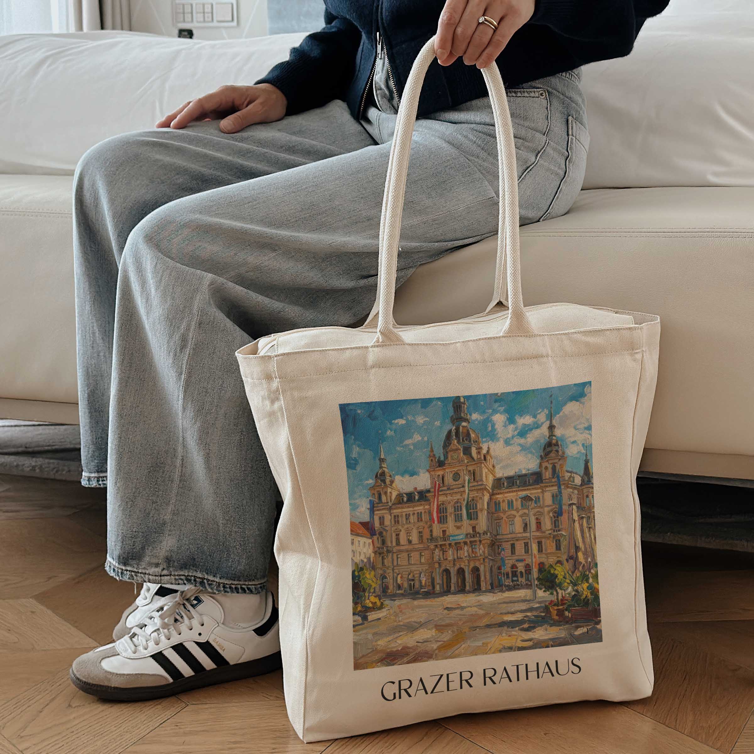 grazer-rathaus-österreich-österreich-einkaufstasche-oil-painting-oelgemaelde