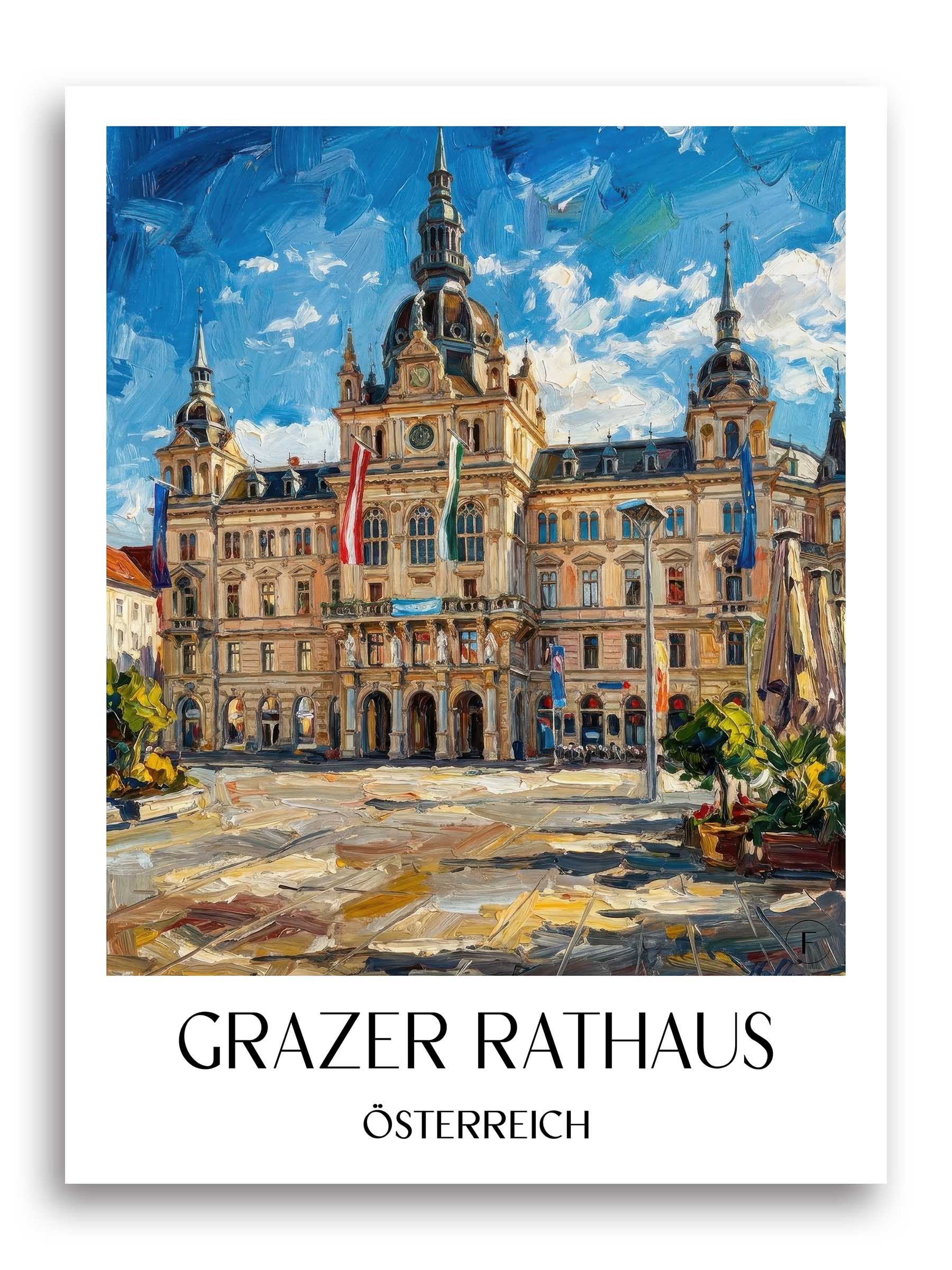 grazer-rathaus-österreich-österreich-poster-oil-painting-oelgemaelde