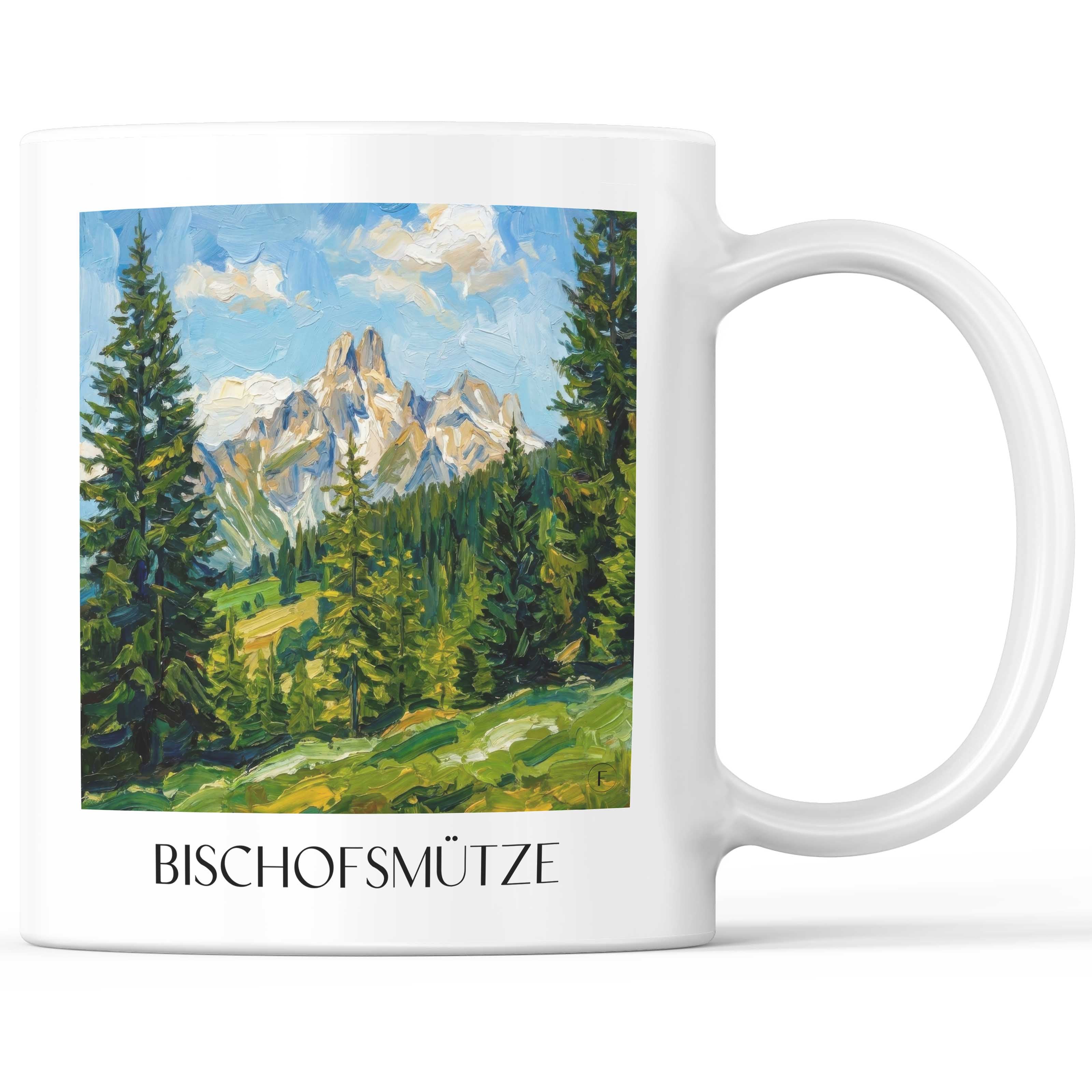 bischofsmütze-dachsteingebirge-österreich-kaffeebecher-oil-painting-oelgemaelde