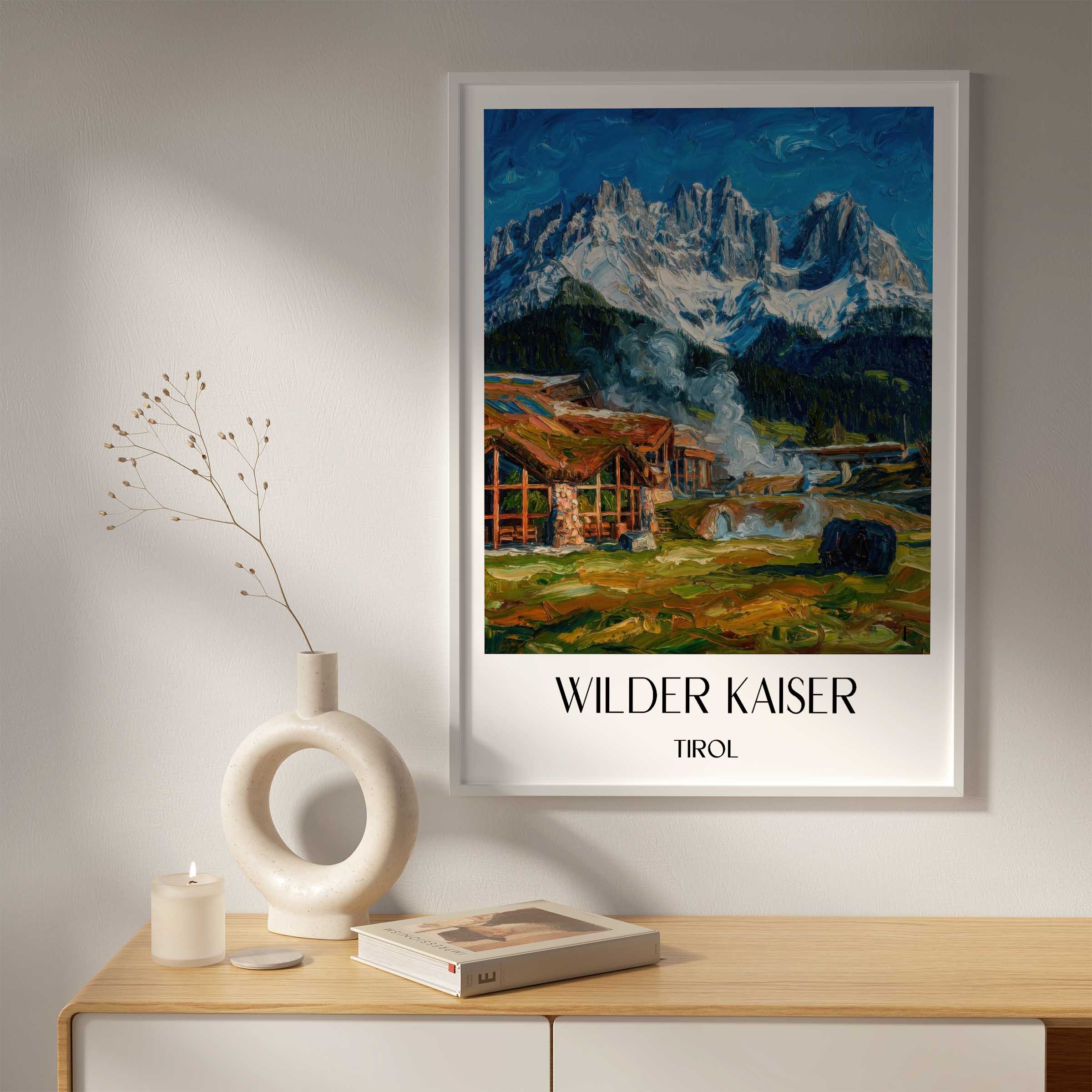 wilder-kaiser-tirol-österreich-poster-oil-painting-oelgemaelde