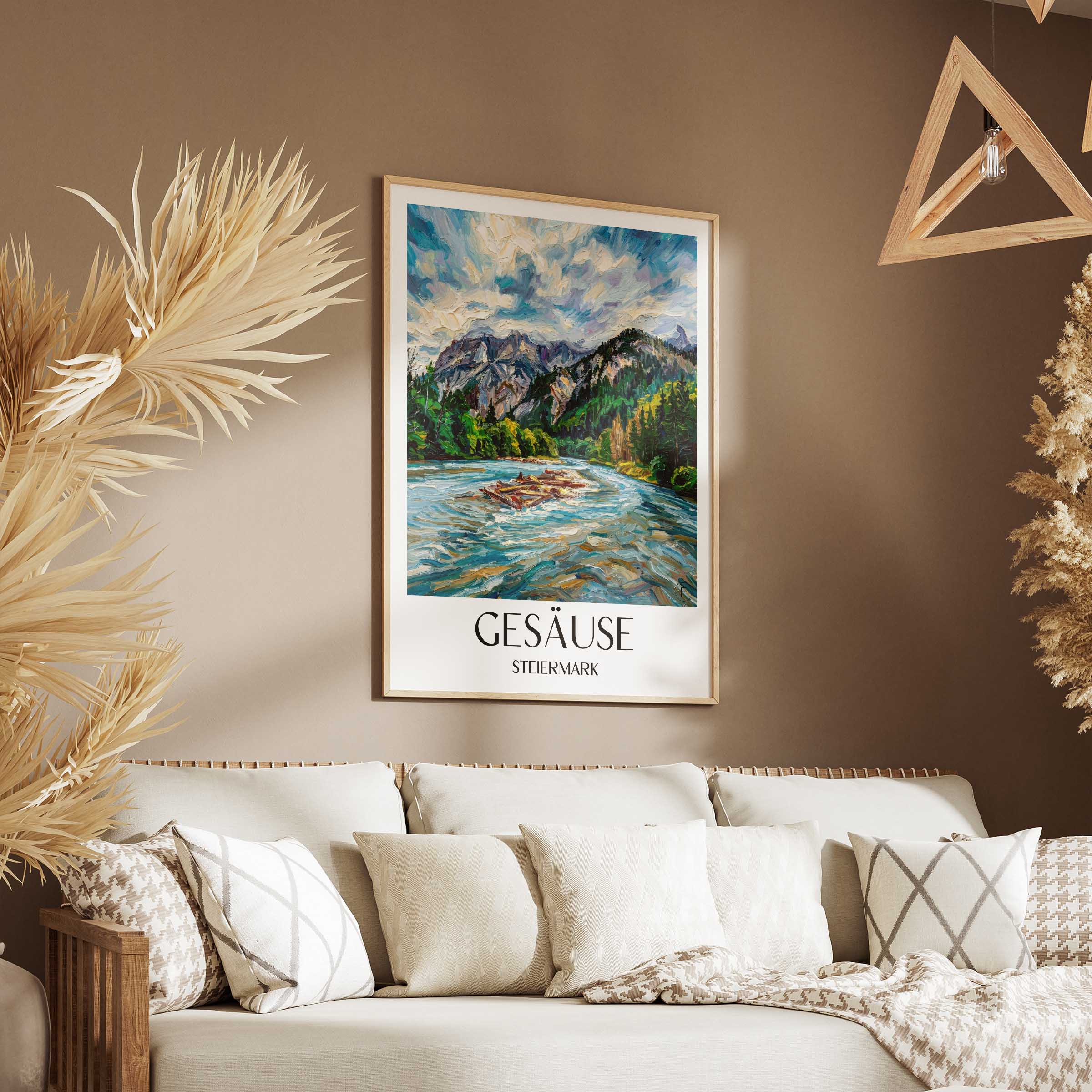 gesäuse-steiermark-österreich-poster-oil-painting-oelgemaelde