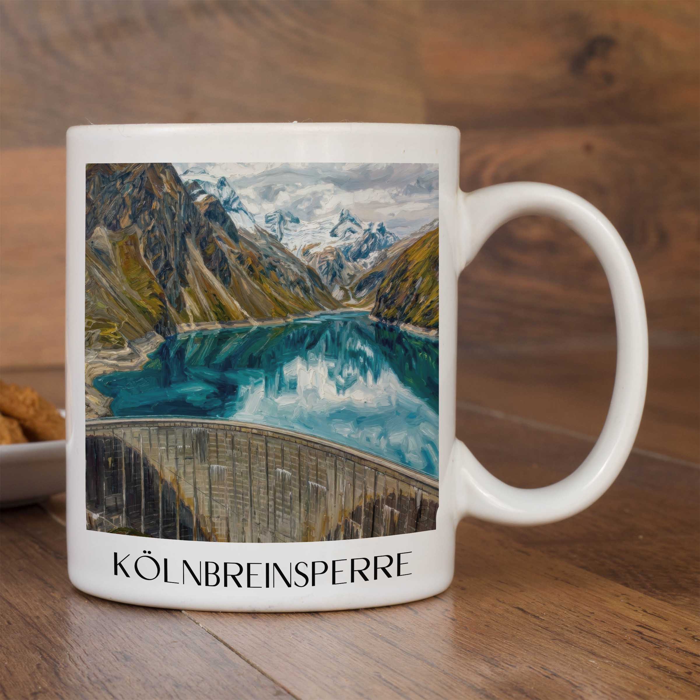 kölnbreinsperre-kärnten-österreich-kaffeebecher-oil-painting-oelgemaelde
