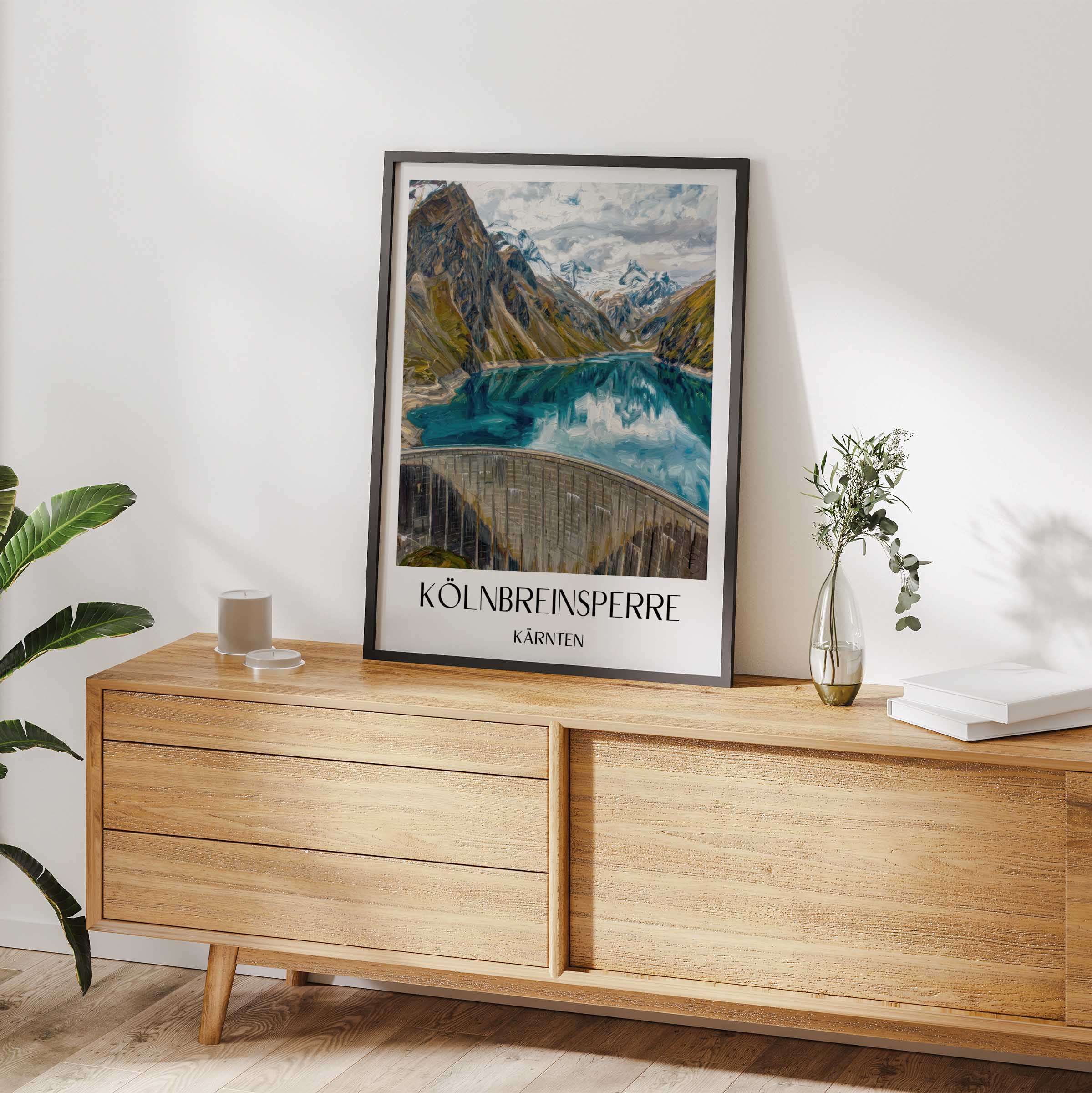 kölnbreinsperre-kärnten-österreich-poster-oil-painting-oelgemaelde