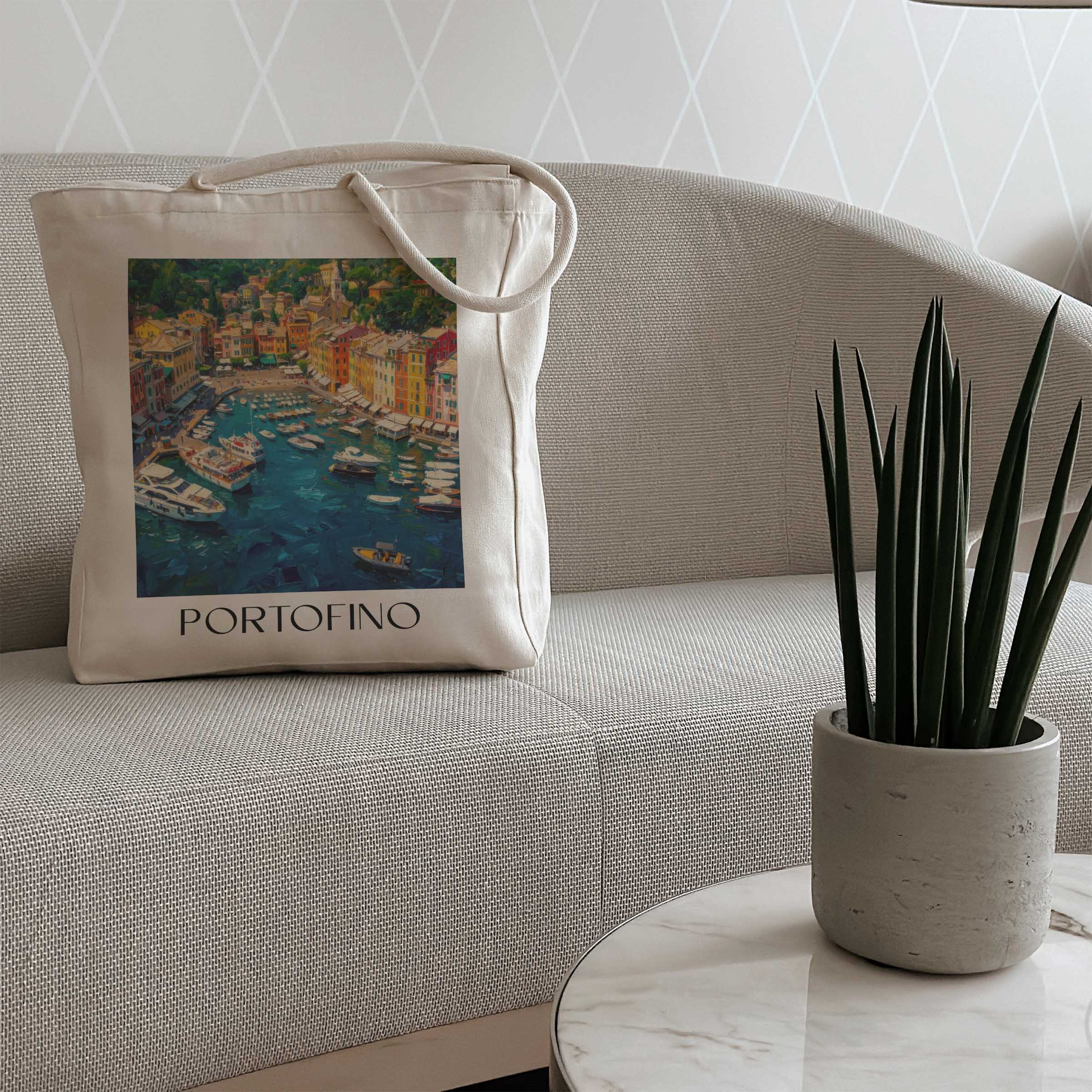 portofino-ligurien-italien-einkaufstasche-oil-painting-oelgemaelde