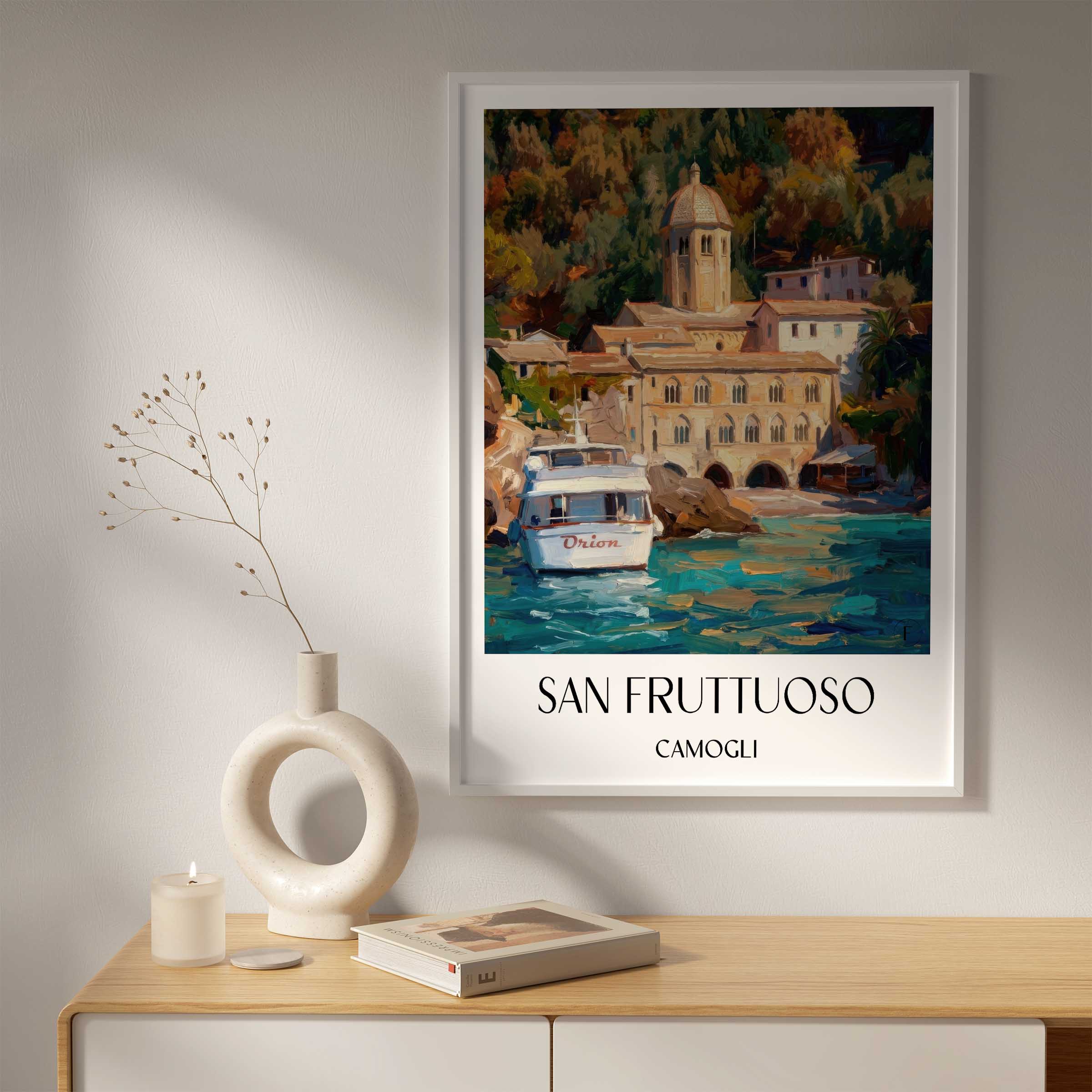 san-fruttuoso-camogli-italien-poster-oil-painting-oelgemaelde