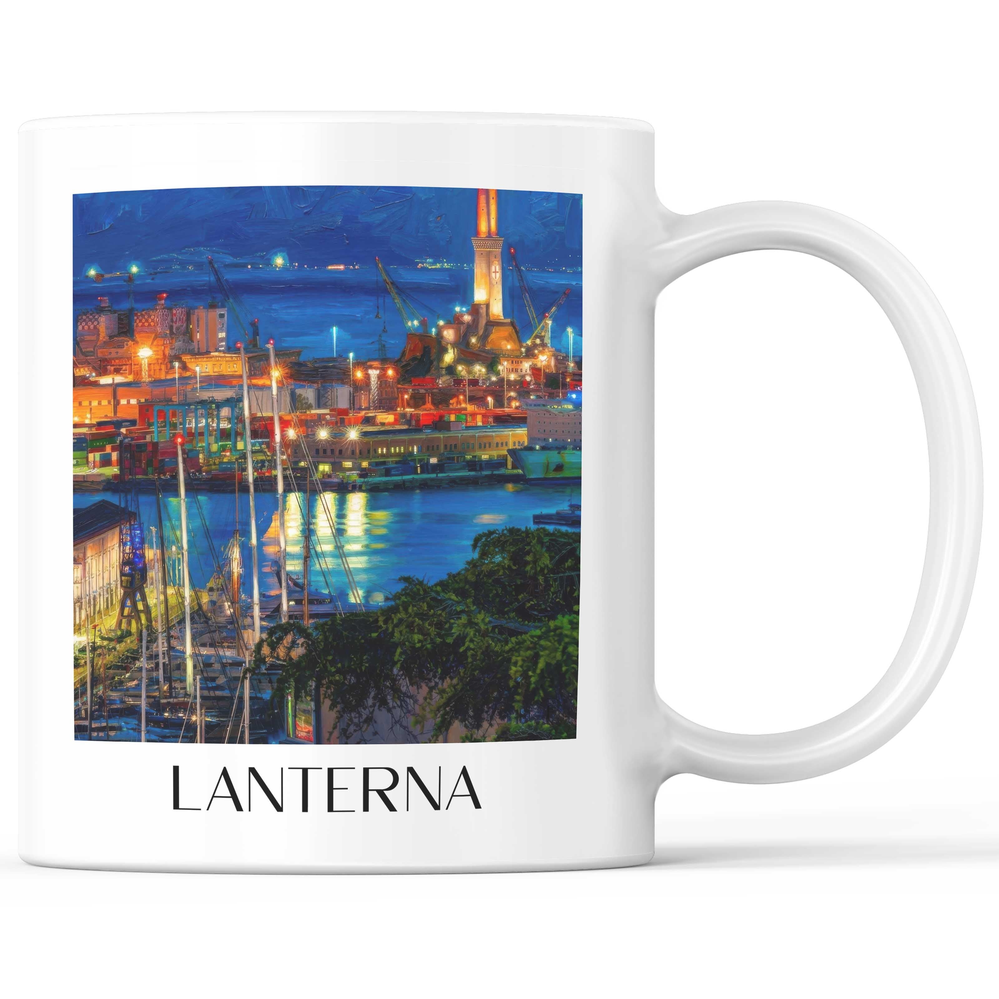 lanterna-genua-italien-kaffeebecher-oil-painting-oelgemaelde