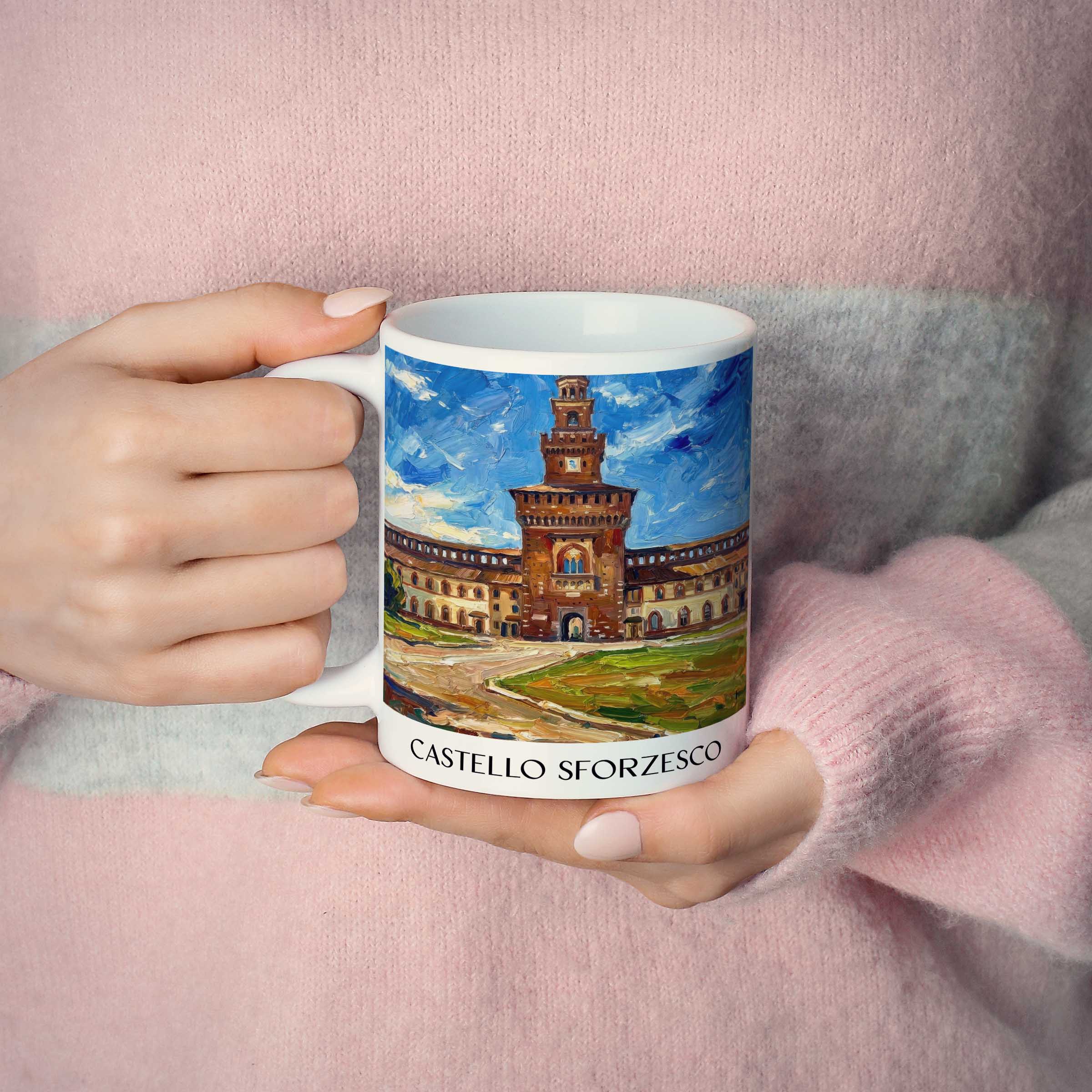 castello-sforzesco-mailand-italien-kaffeebecher-oil-painting-oelgemaelde