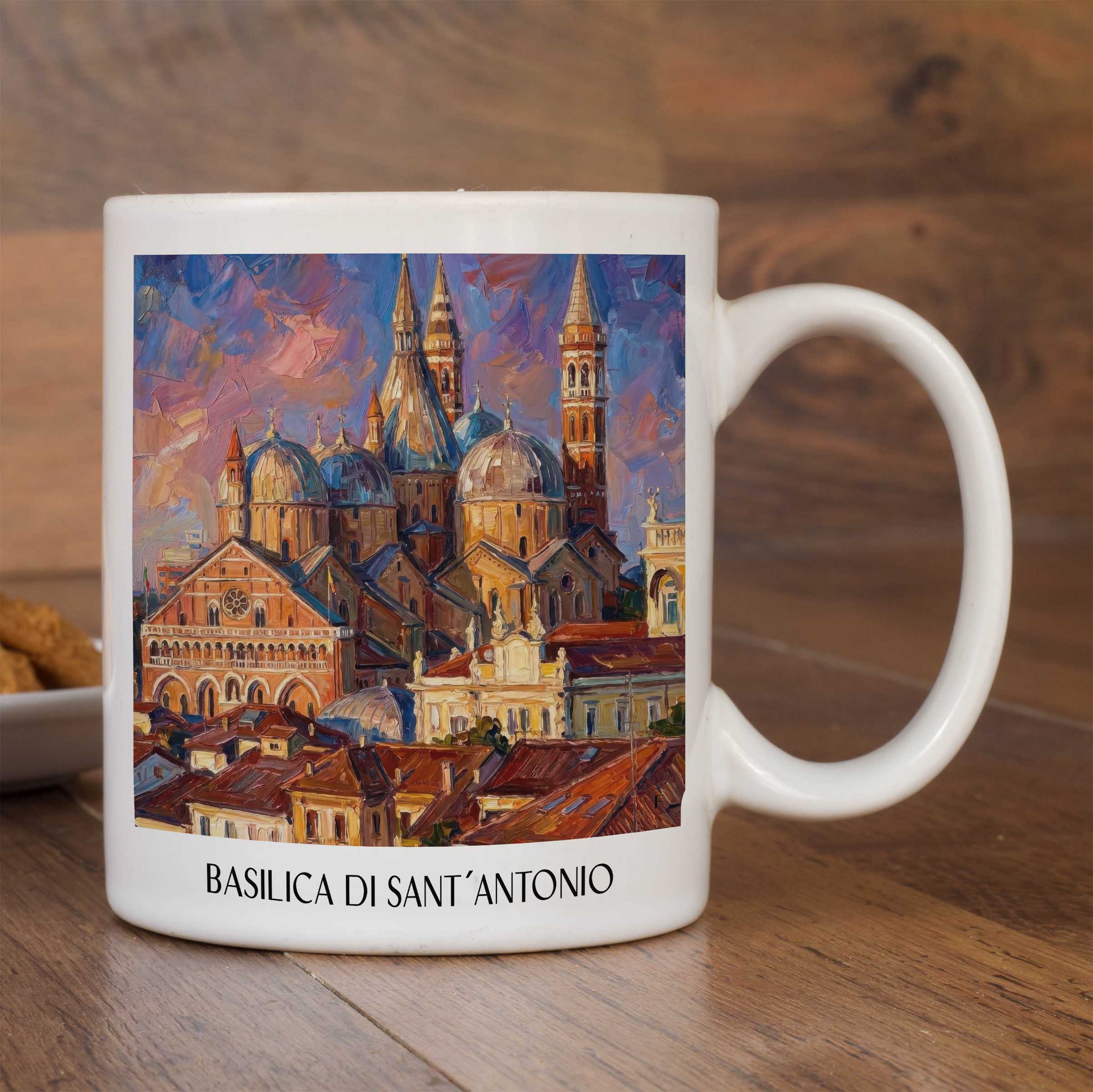 basilica-di-sant´antonio-padua-italien-kaffeebecher-oil-painting-oelgemaelde