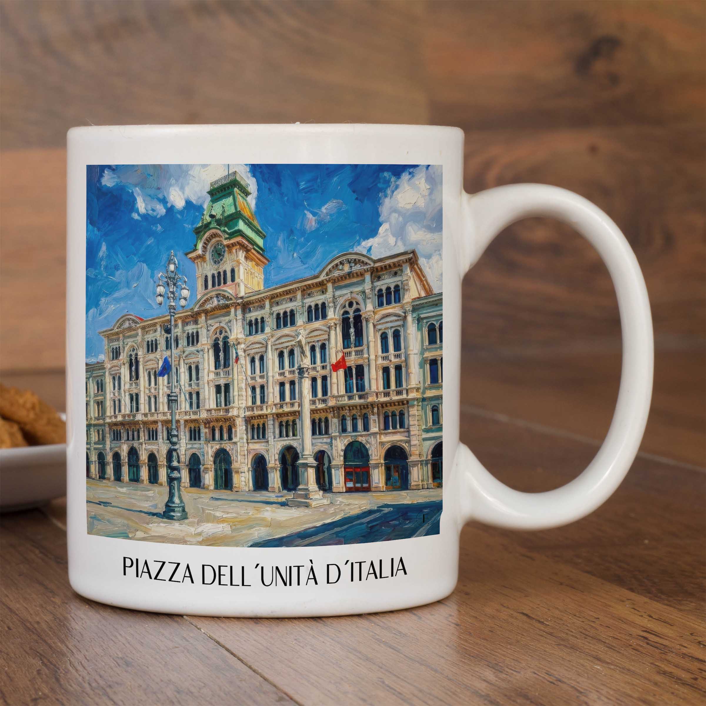 piazza-dell´unità-d´italia-triest-italien-kaffeebecher-oil-painting-oelgemaelde