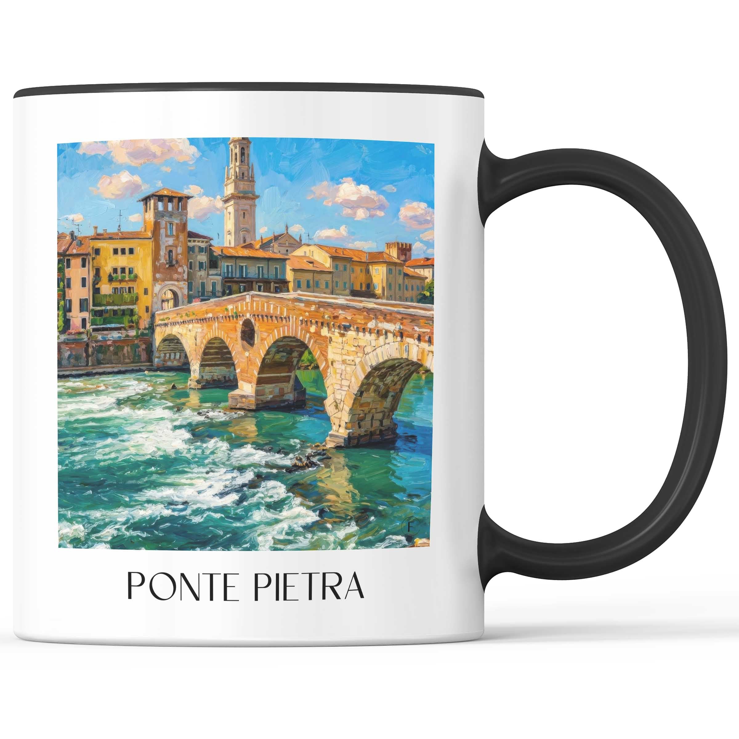 ponte-pietra-verona-italien-kaffeebecher-oil-painting-oelgemaelde