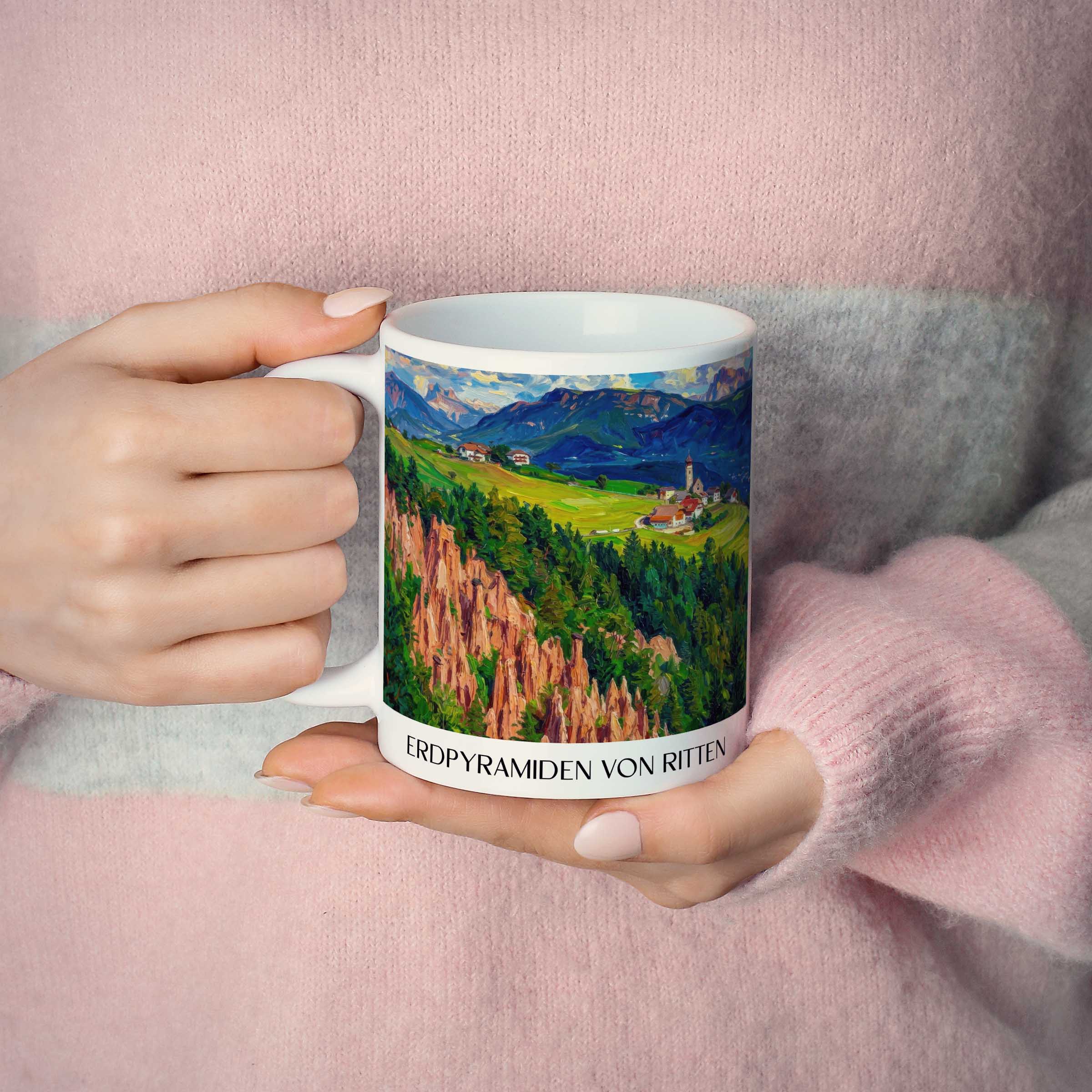 erdpyramiden-von-ritten-südtirol-italien-kaffeebecher-oil-painting-oelgemaelde