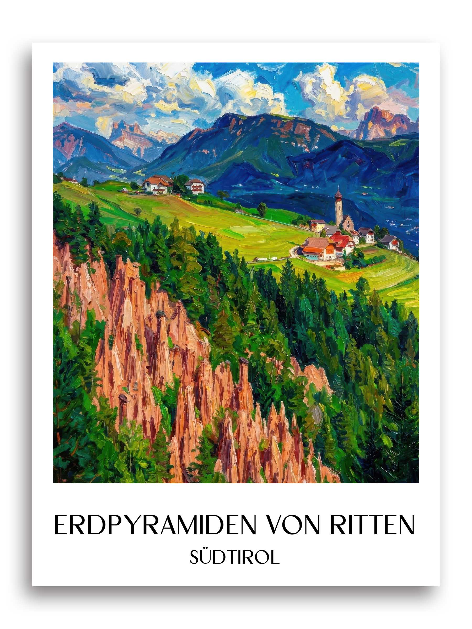 erdpyramiden-von-ritten-südtirol-italien-poster-oil-painting-oelgemaelde
