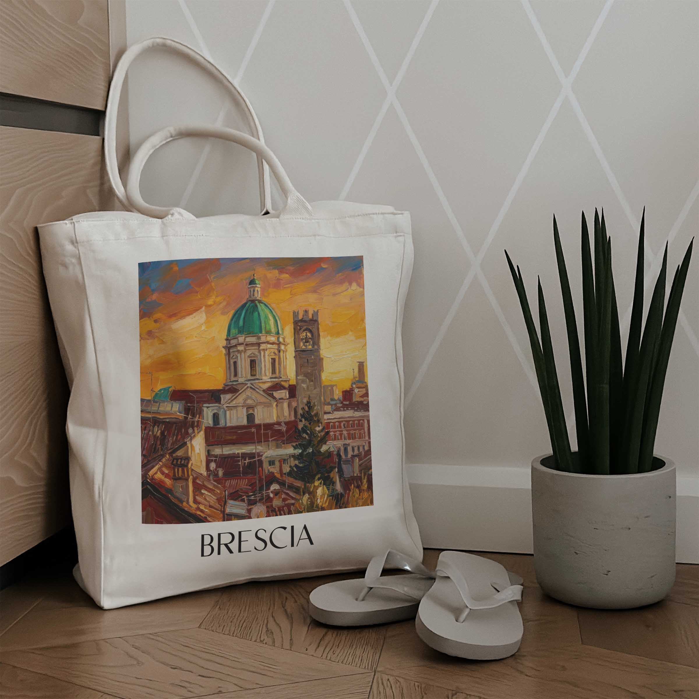 brescia-lombardei-italien-einkaufstasche-oil-painting-oelgemaelde