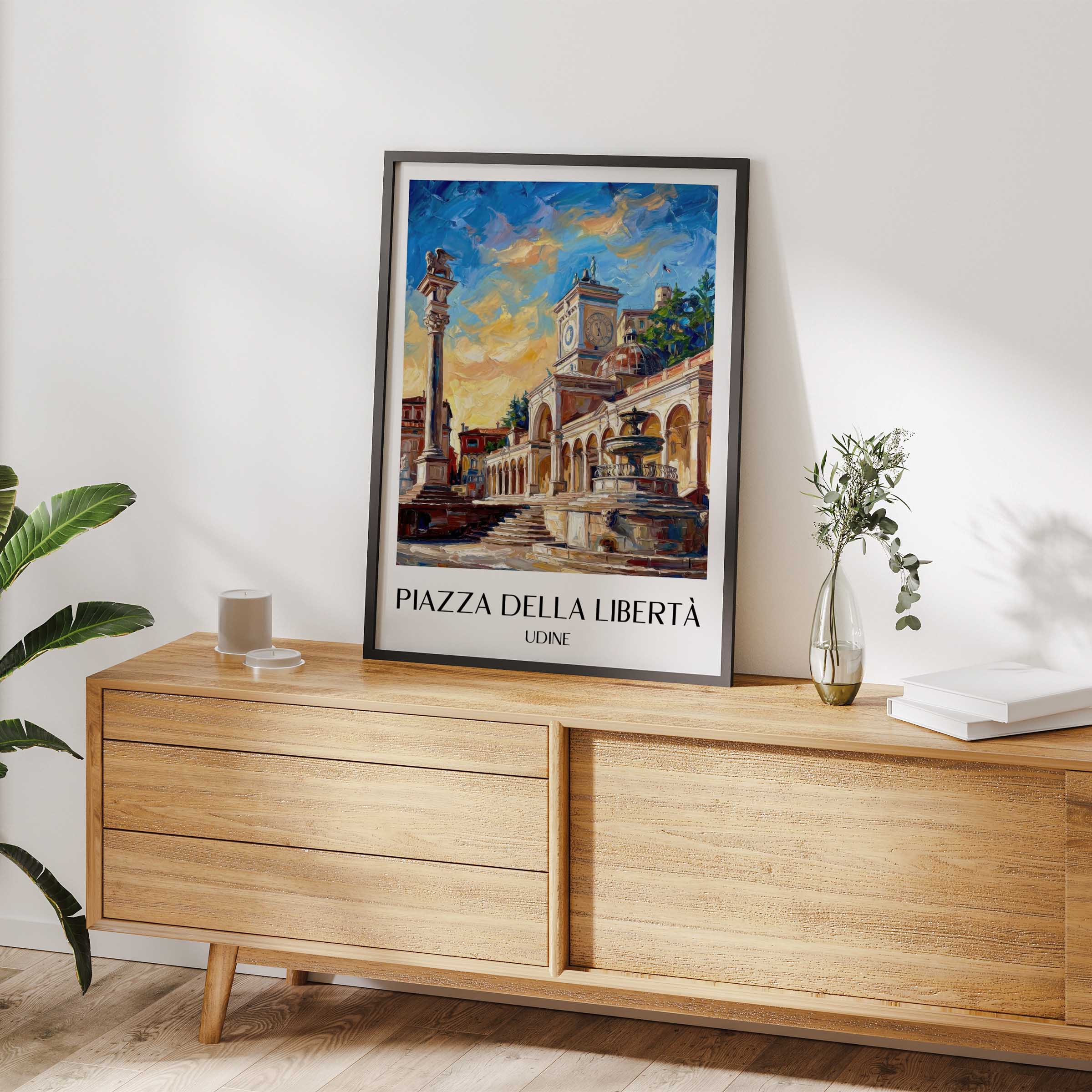 piazza-della-libertà-udine-italien-poster-oil-painting-oelgemaelde