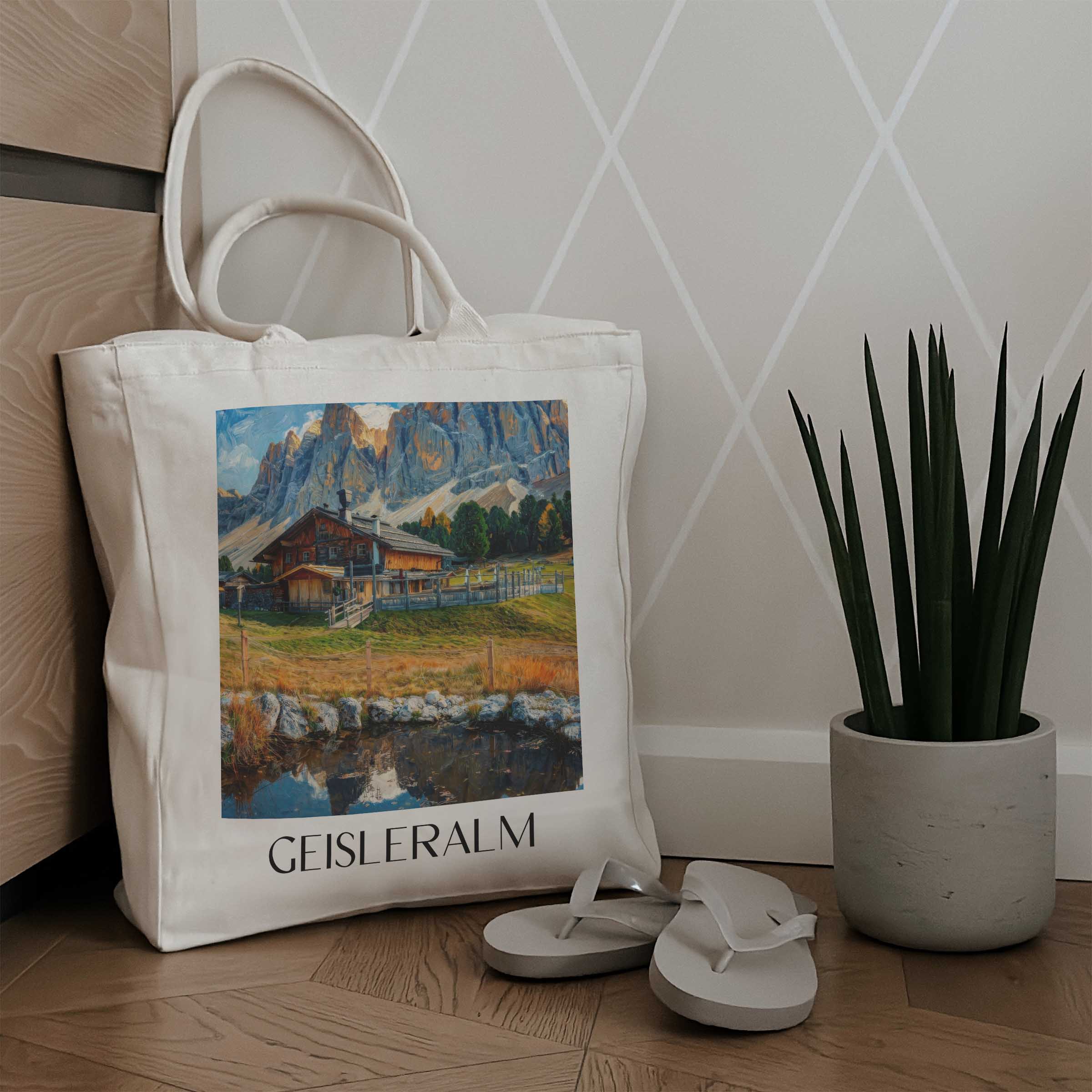 geisleralm-dolomiten-italien-einkaufstasche-oil-painting-oelgemaelde