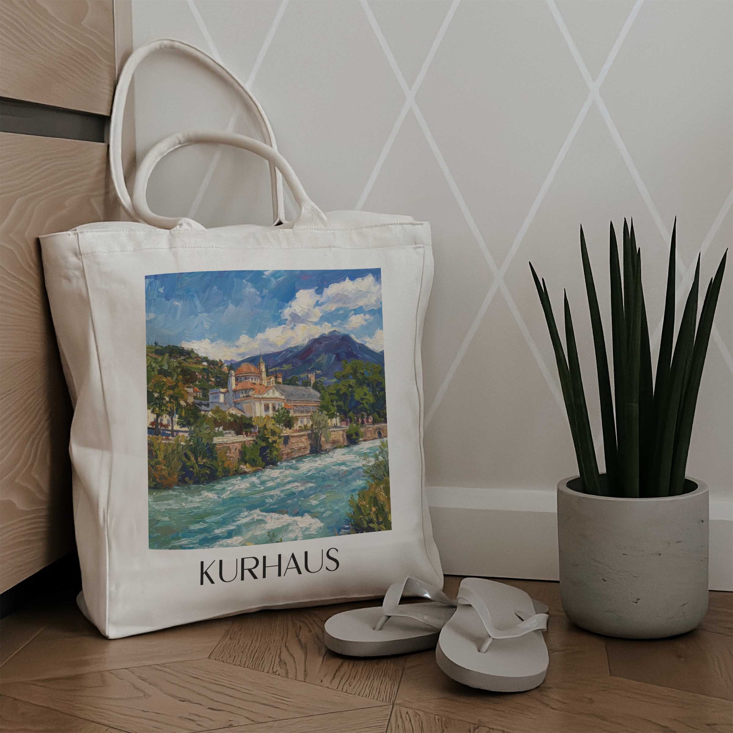 kurhaus--meran-italien-einkaufstasche-oil-painting-oelgemaelde