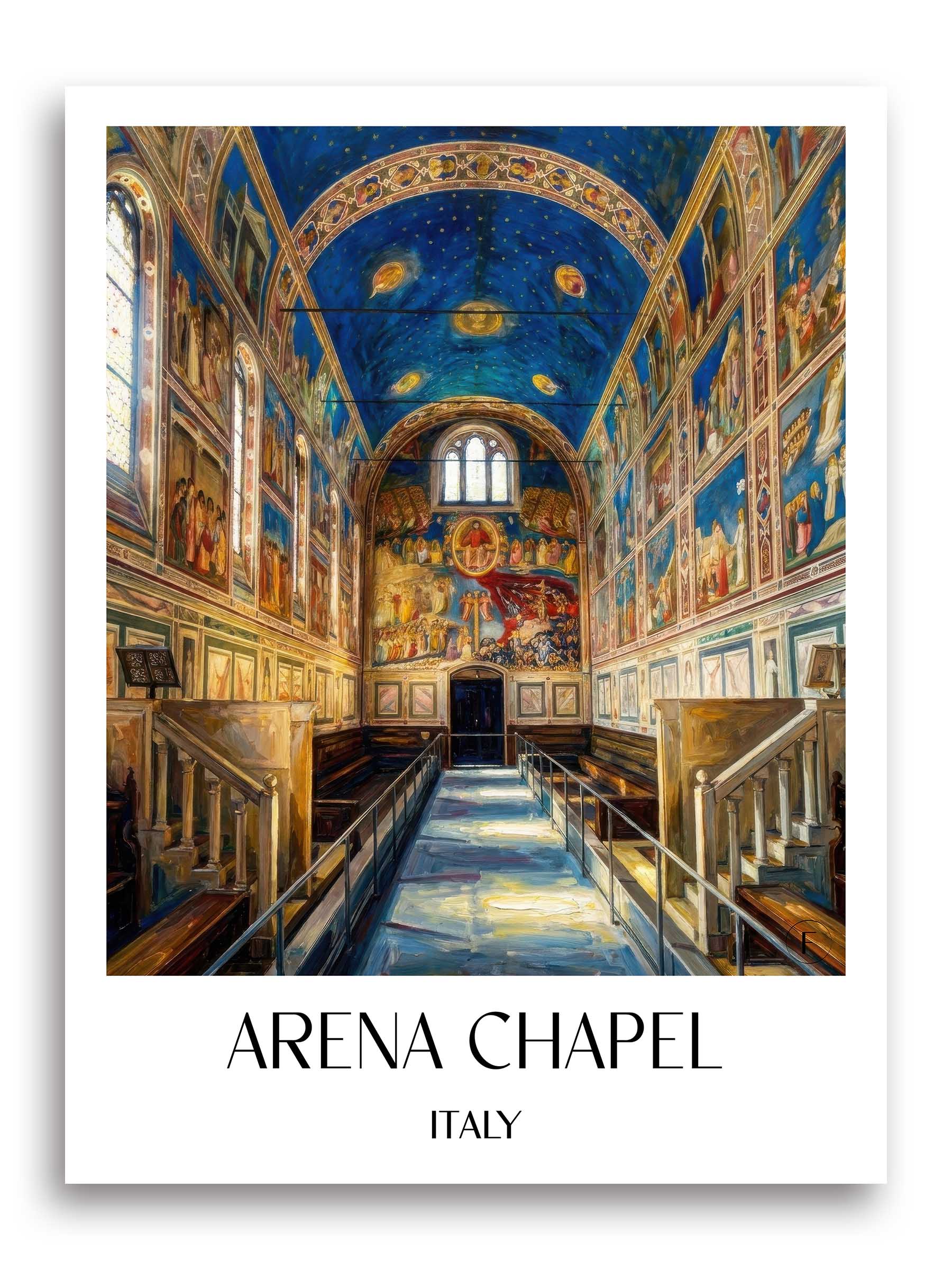 Arenakapelle Poster - Padua - Italien Kunstdruck - Ölgemälde von A4 bis A1
