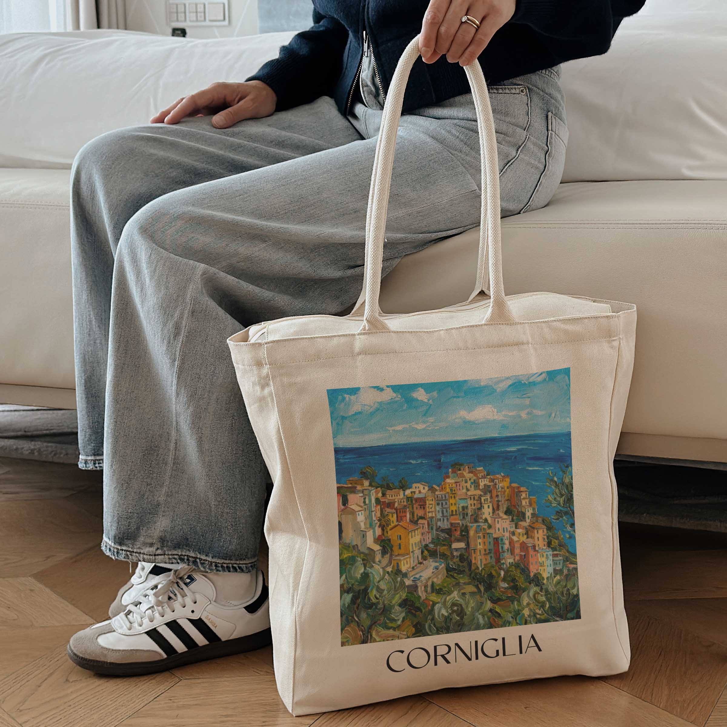 corniglia-cinque-terre-italien-einkaufstasche-oil-painting-oelgemaelde