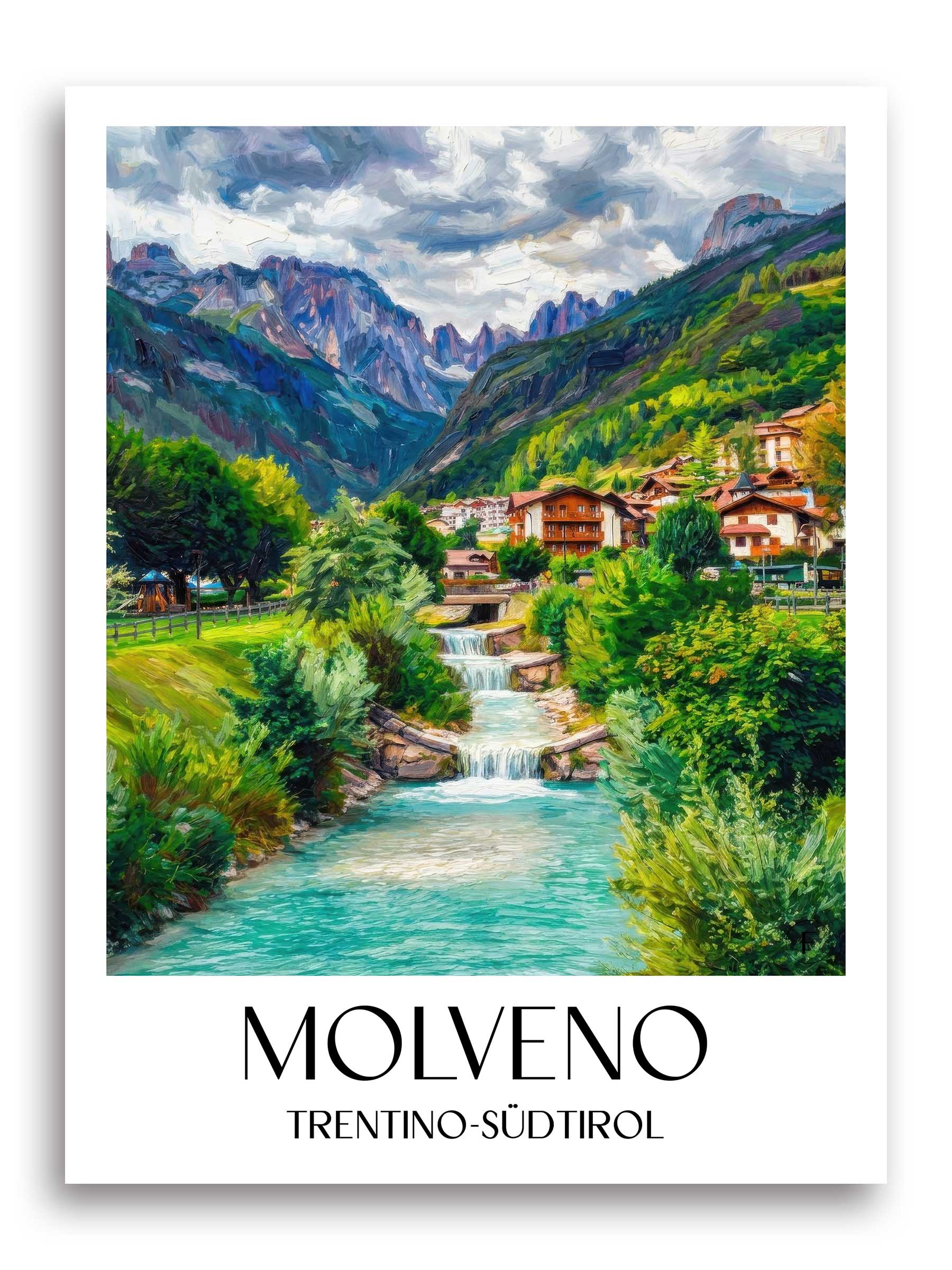 molveno-trentino-südtirol-italien-poster-oil-painting-oelgemaelde
