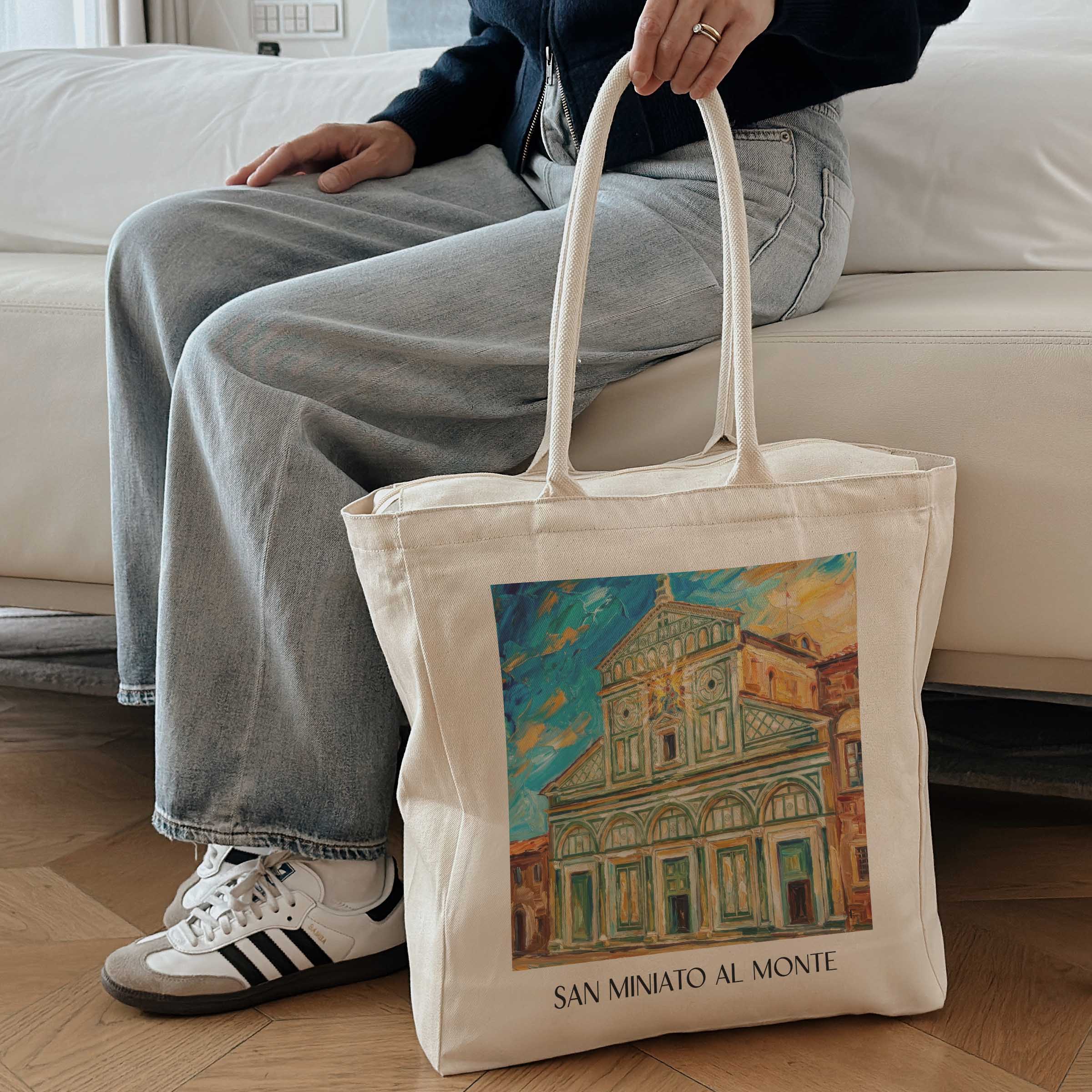 san-miniato-al-monte-florenz-italien-einkaufstasche-oil-painting-oelgemaelde