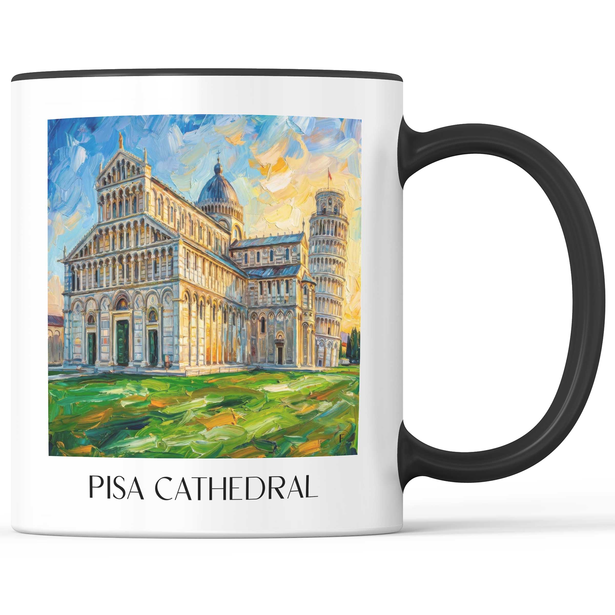 Dom von Pisa Kaffeebecher - Toskana - Italien Becher - Kaffeetasse im Ölgemälde Stil