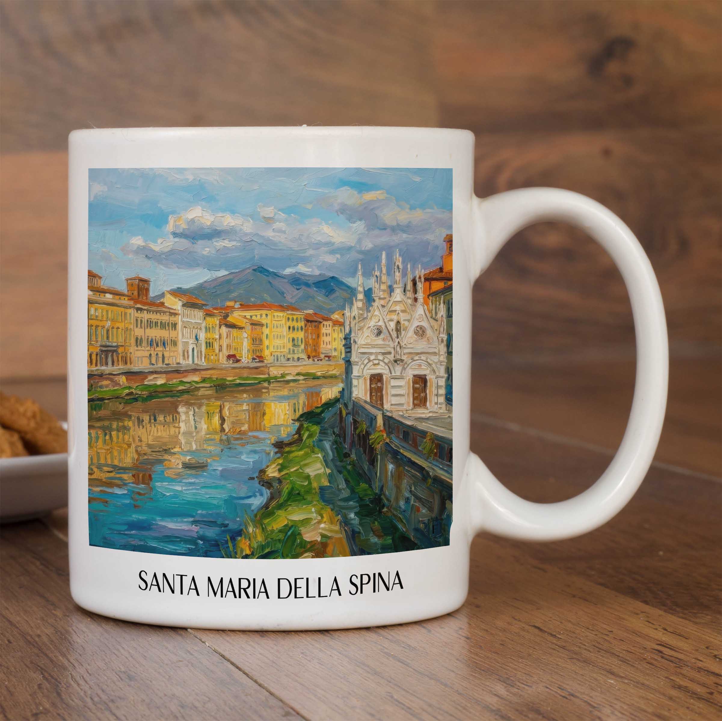 santa-maria-della-spina-pisa-italien-kaffeebecher-oil-painting-oelgemaelde