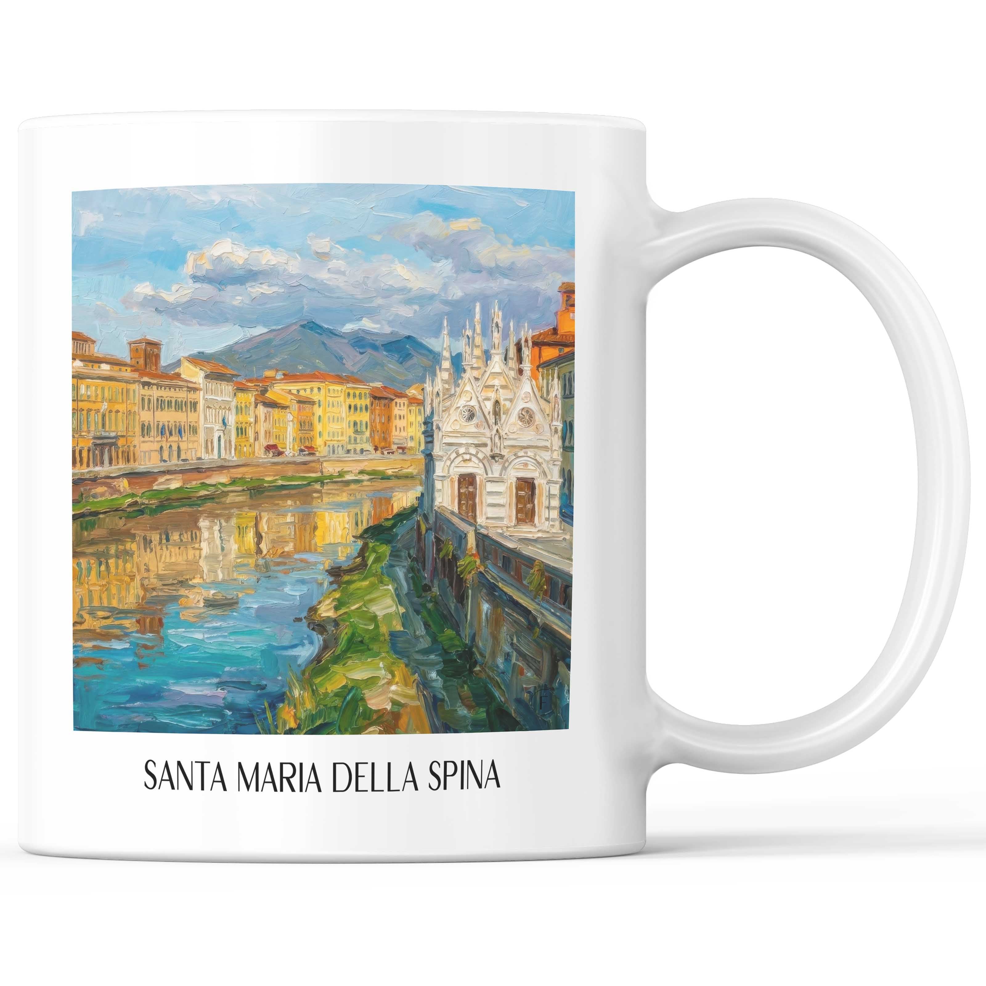 santa-maria-della-spina-pisa-italien-kaffeebecher-oil-painting-oelgemaelde