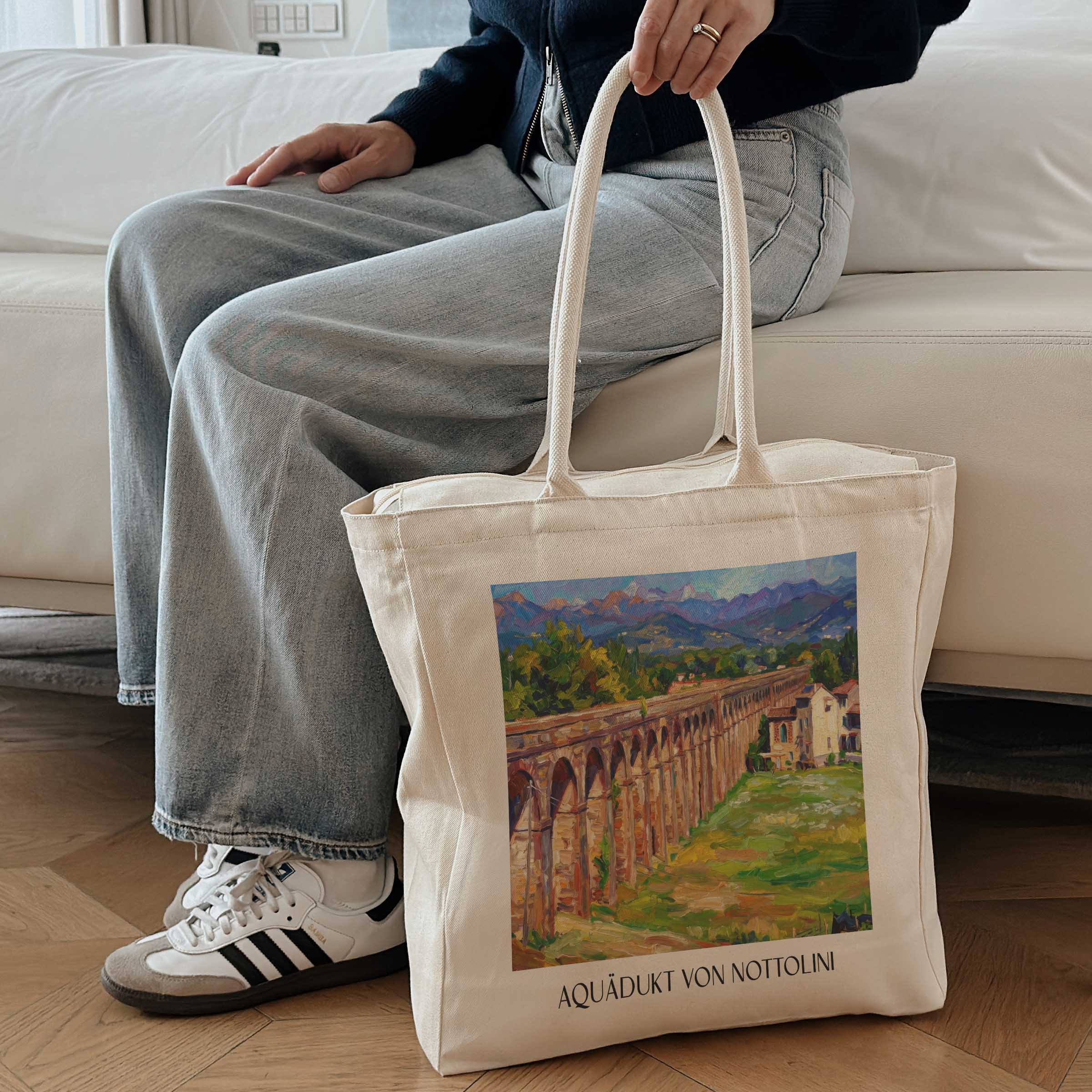 aquädukt-von-nottolini-lucca-italien-einkaufstasche-oil-painting-oelgemaelde