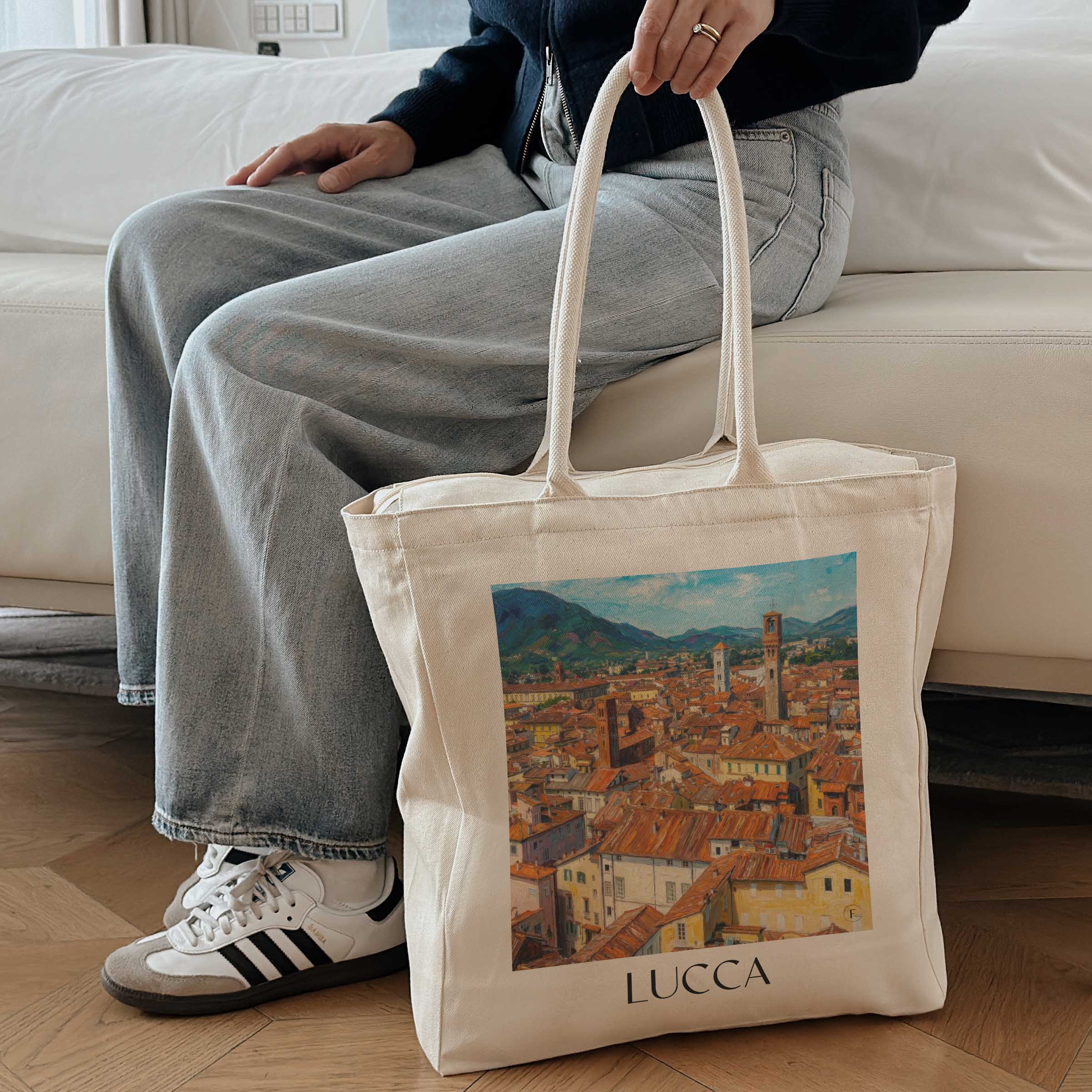 lucca-toskana-italien-einkaufstasche-oil-painting-oelgemaelde