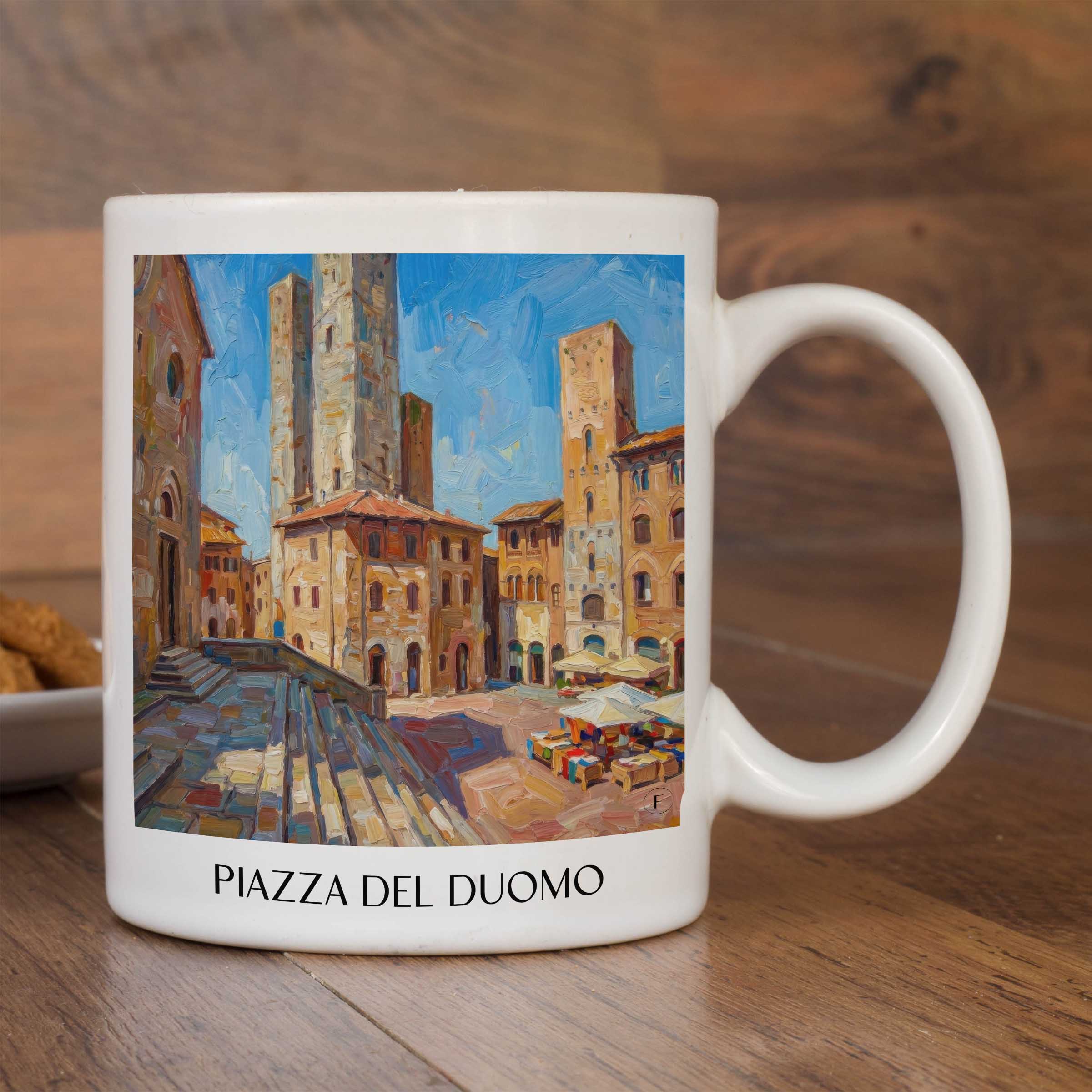 piazza-del-duomo-san-gimignano-italien-kaffeebecher-oil-painting-oelgemaelde