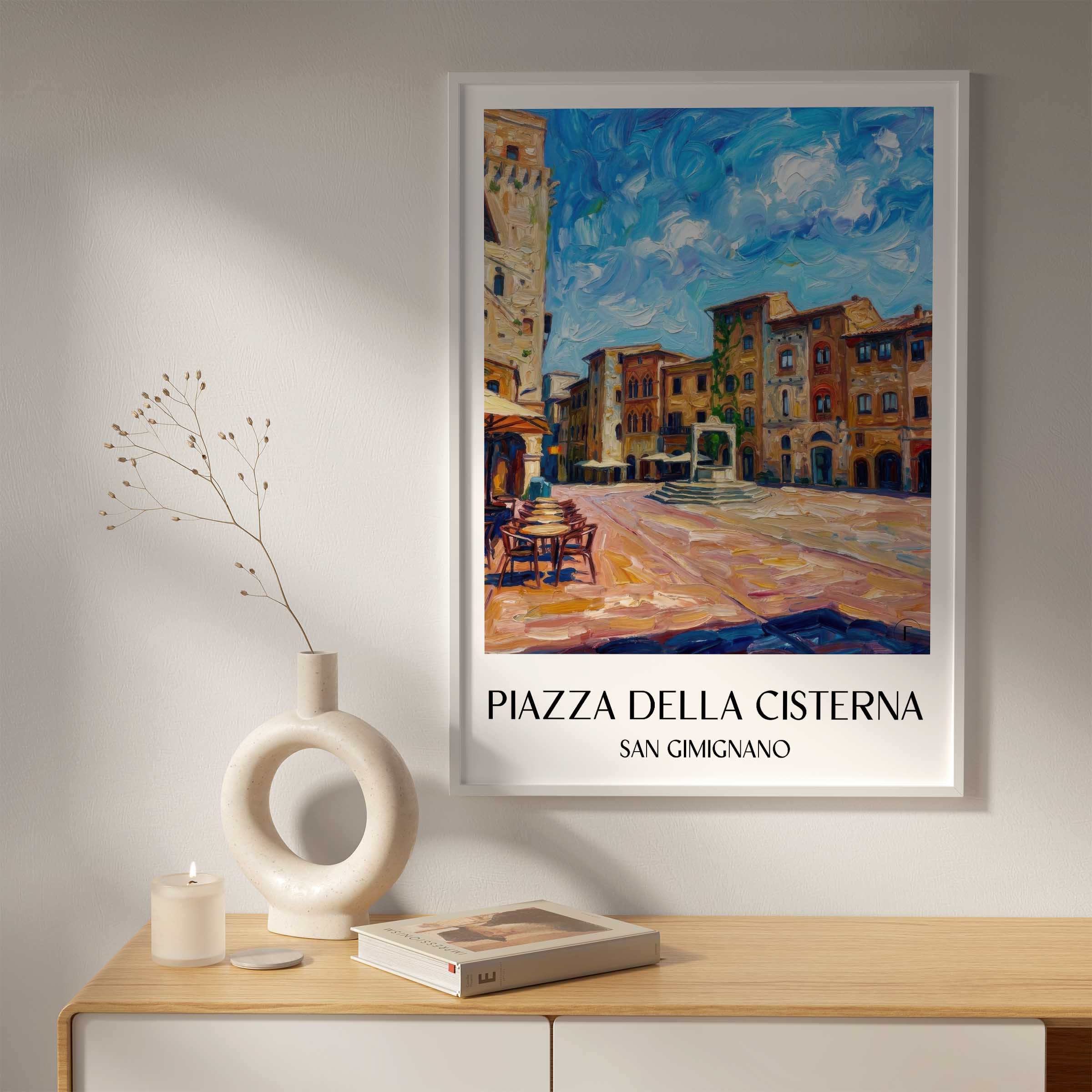piazza-della-cisterna-san-gimignano-italien-poster-oil-painting-oelgemaelde