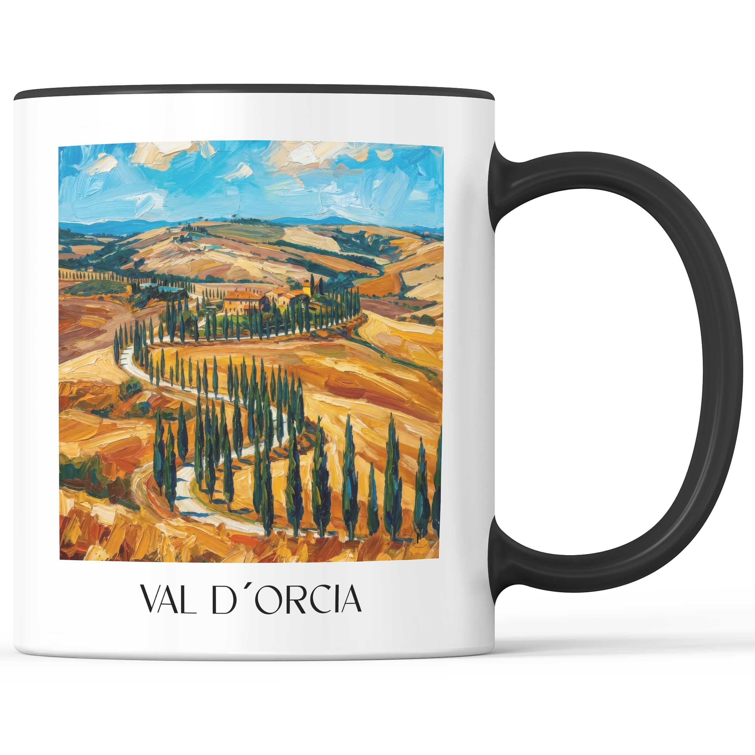 val-d´orcia-toskana-italien-kaffeebecher-oil-painting-oelgemaelde