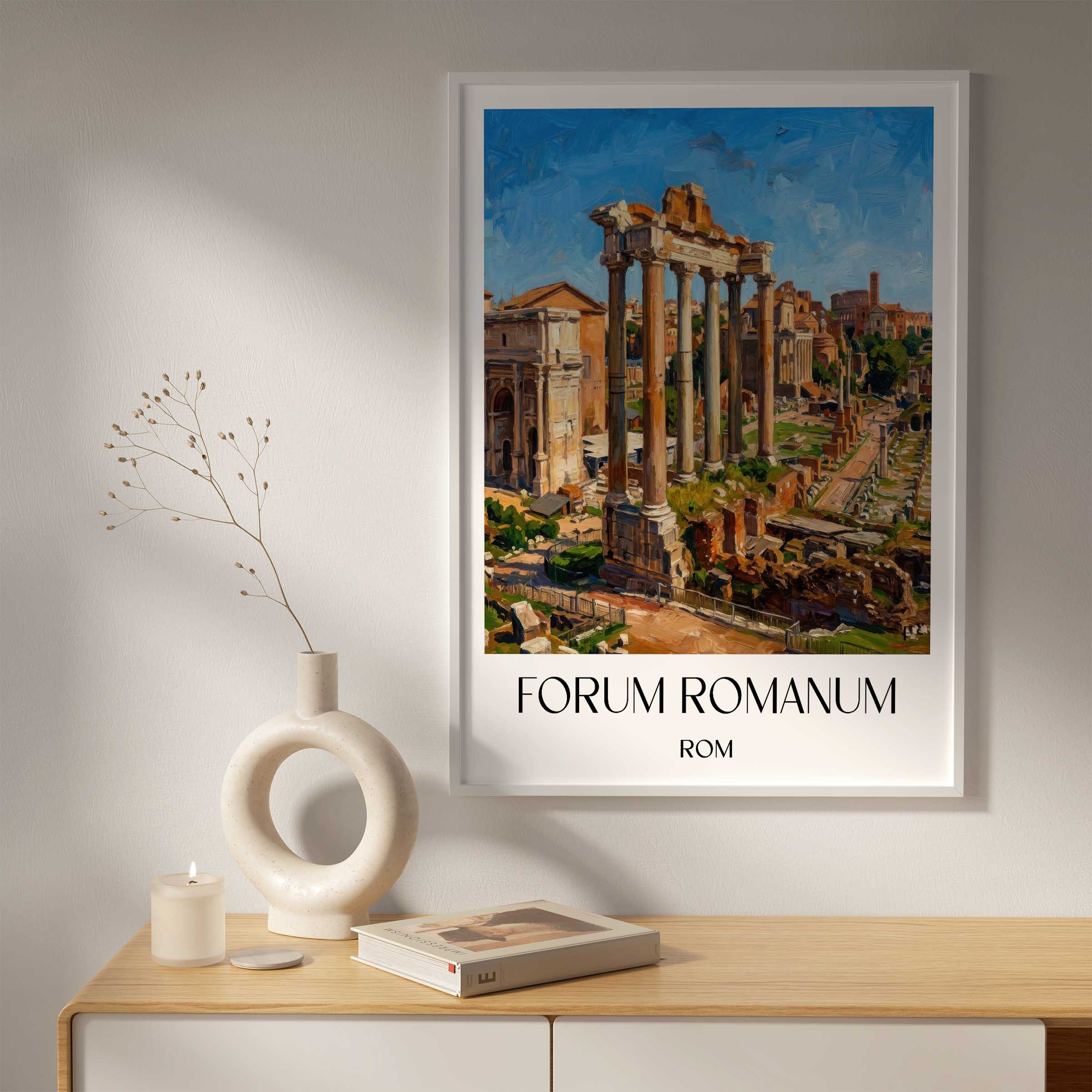 forum-romanum-rom-italien-poster-oil-painting-oelgemaelde