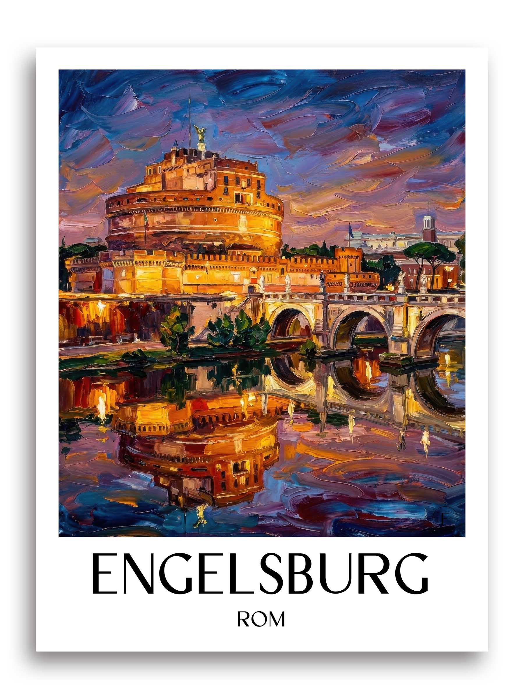 engelsburg-rom-italien-poster-oil-painting-oelgemaelde