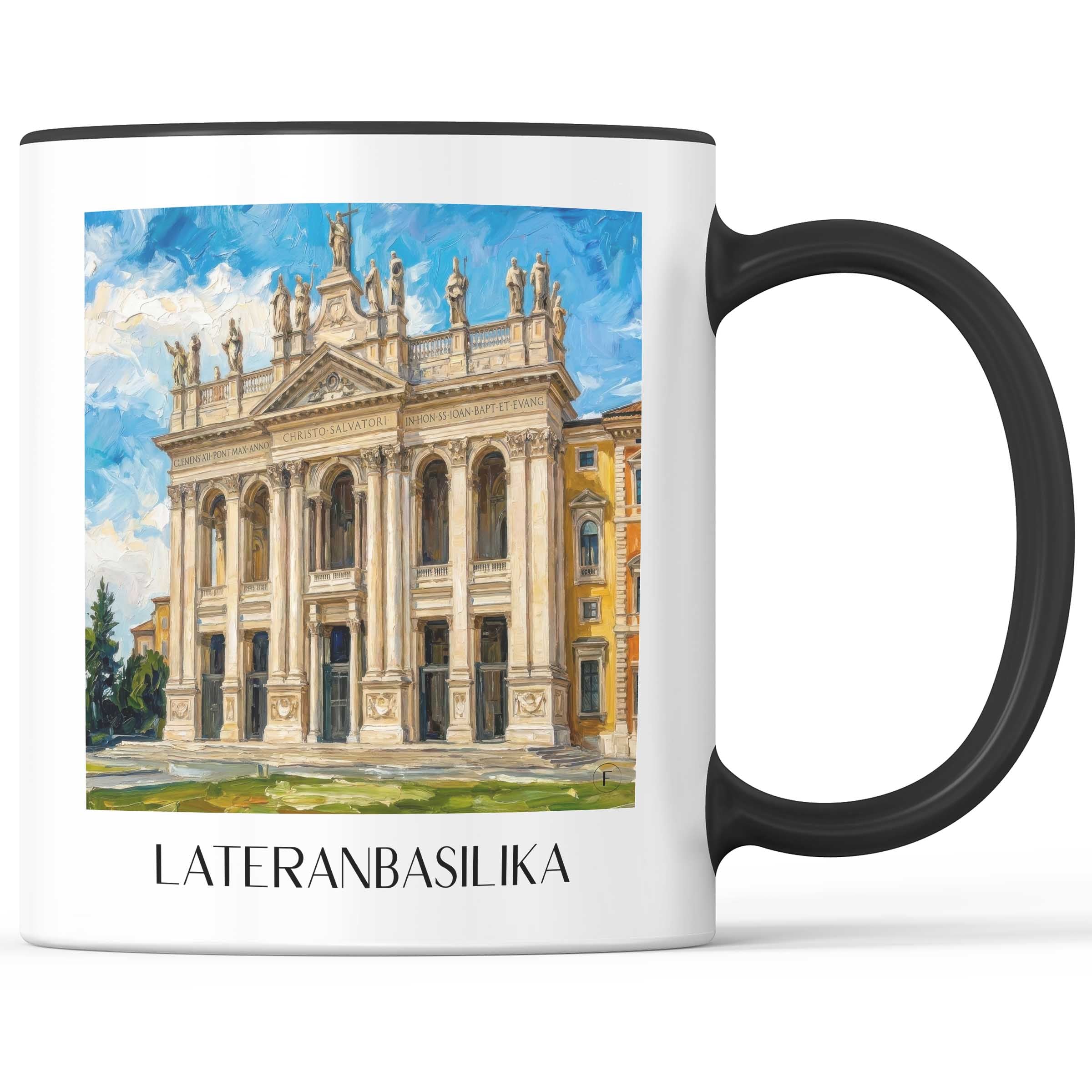 lateranbasilika--rom-italien-kaffeebecher-oil-painting-oelgemaelde